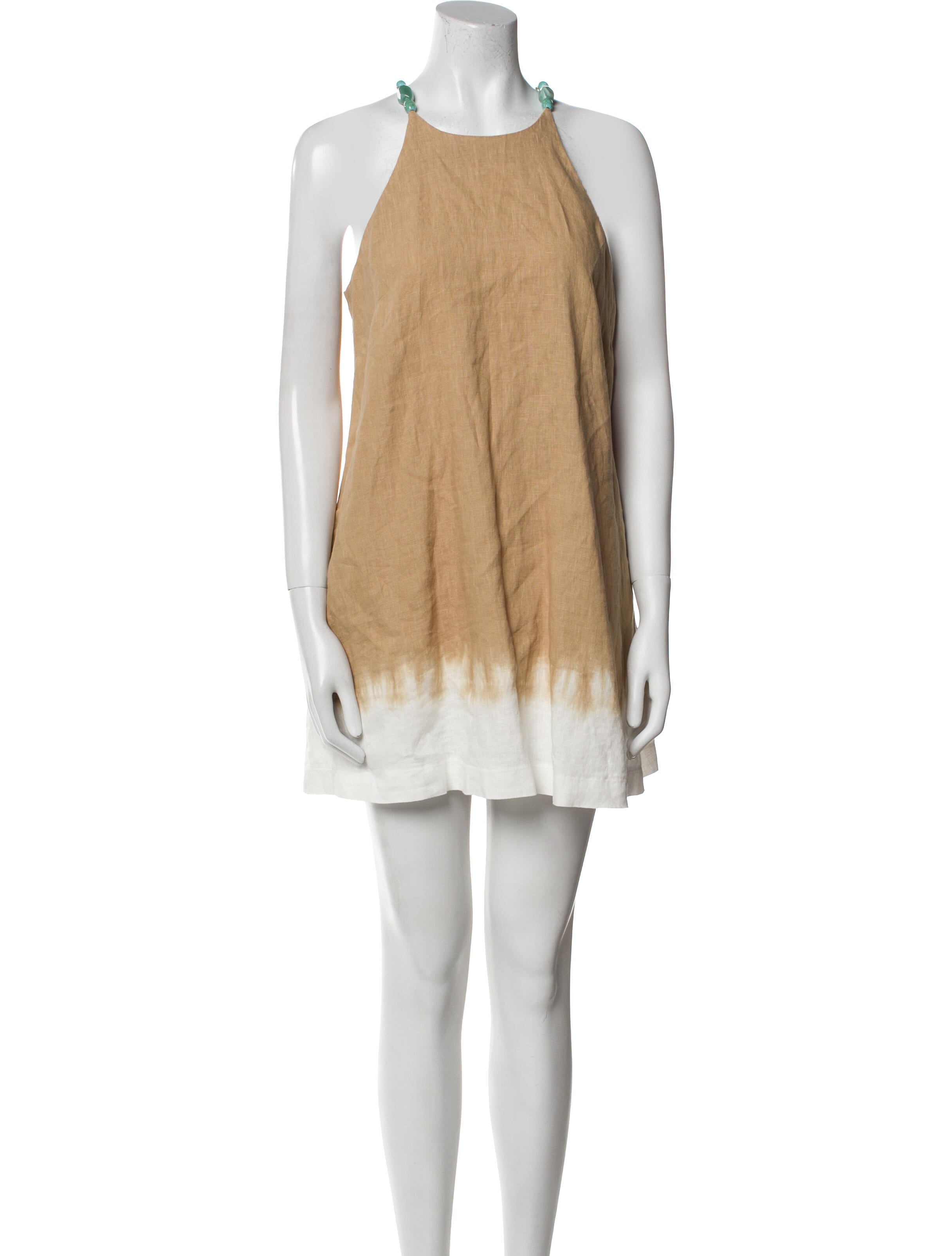 Staud Linen Mini Dress
