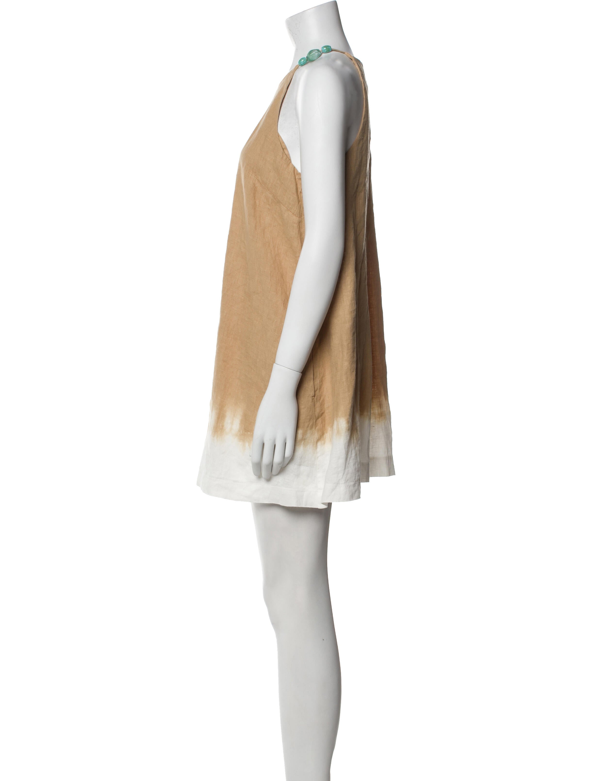 Staud Linen Mini Dress