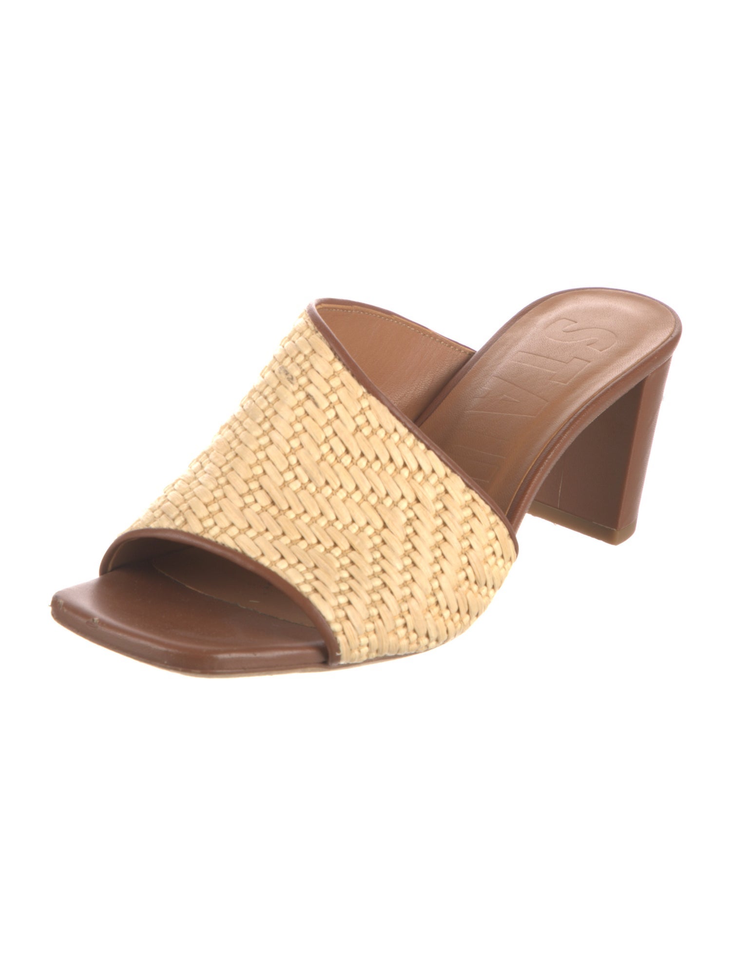 Staud Raffia Slides