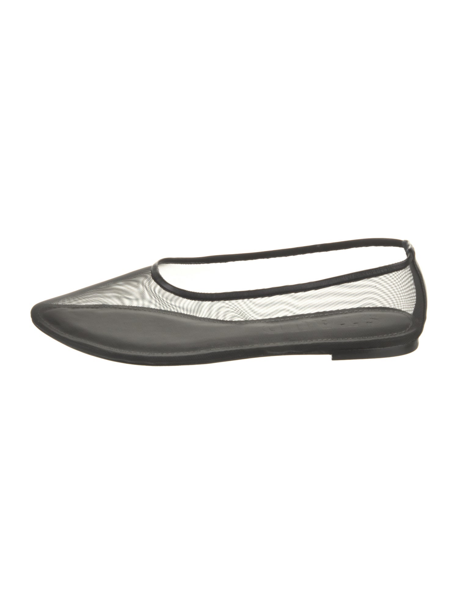 Staud Leather Leather Trim Embellishment Ballet Flats