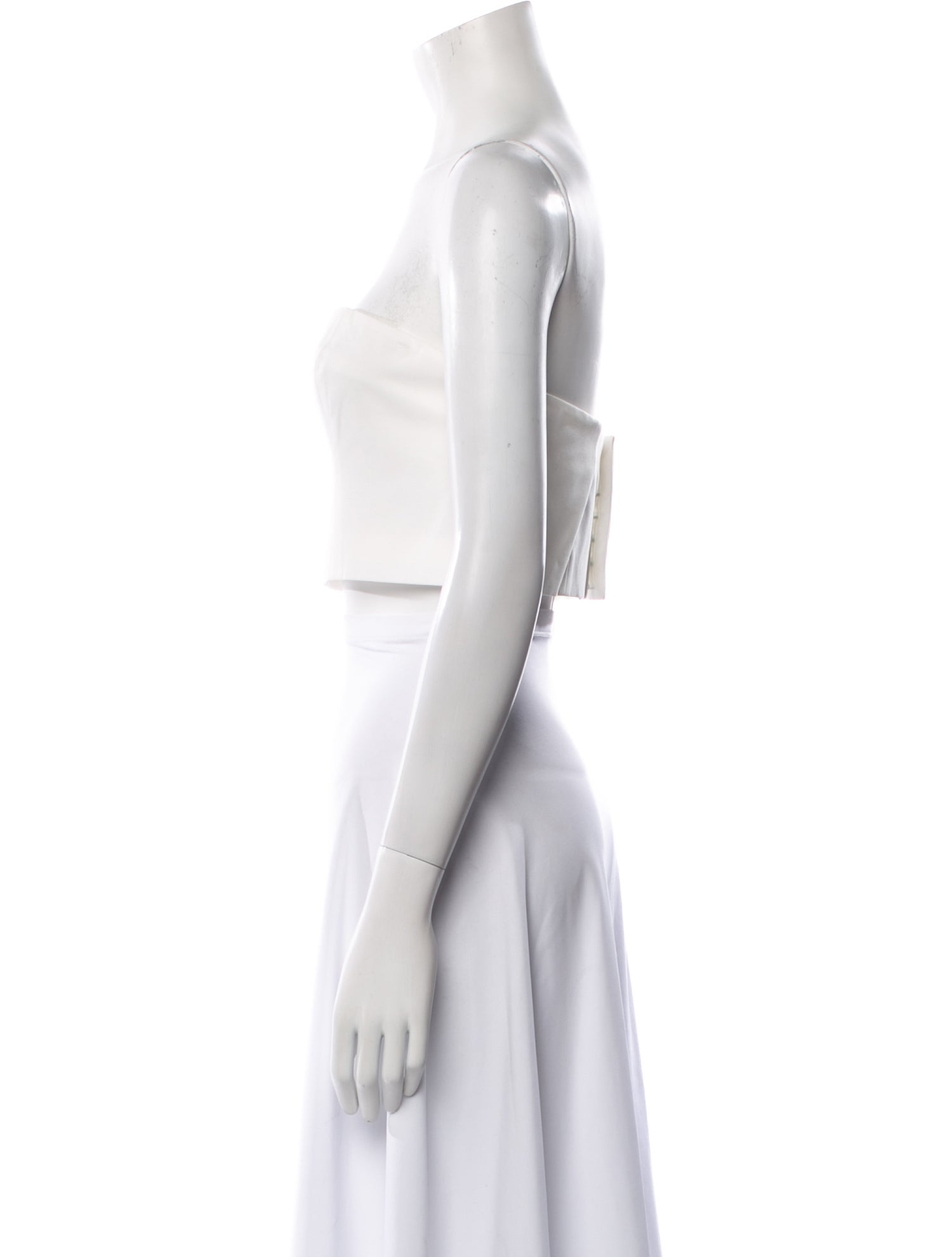 Staud Strapless Crop Top