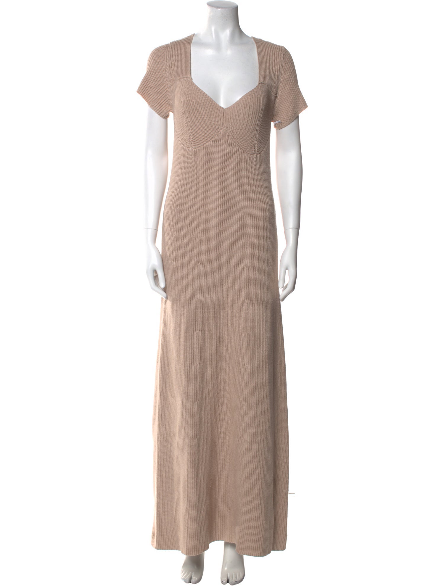 Staud V-Neck Long Dress w/ Tags