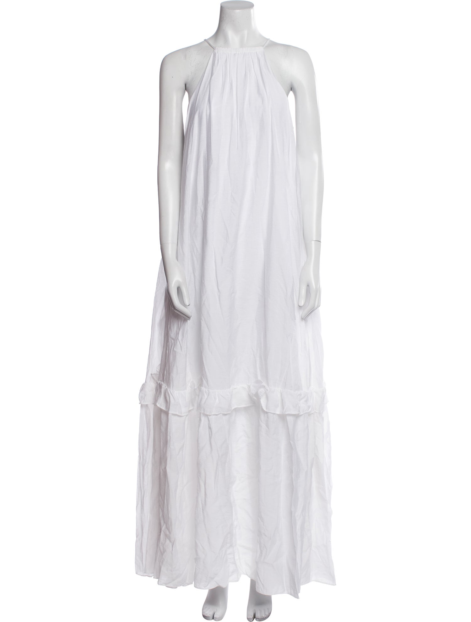 Staud Halterneck Long Dress