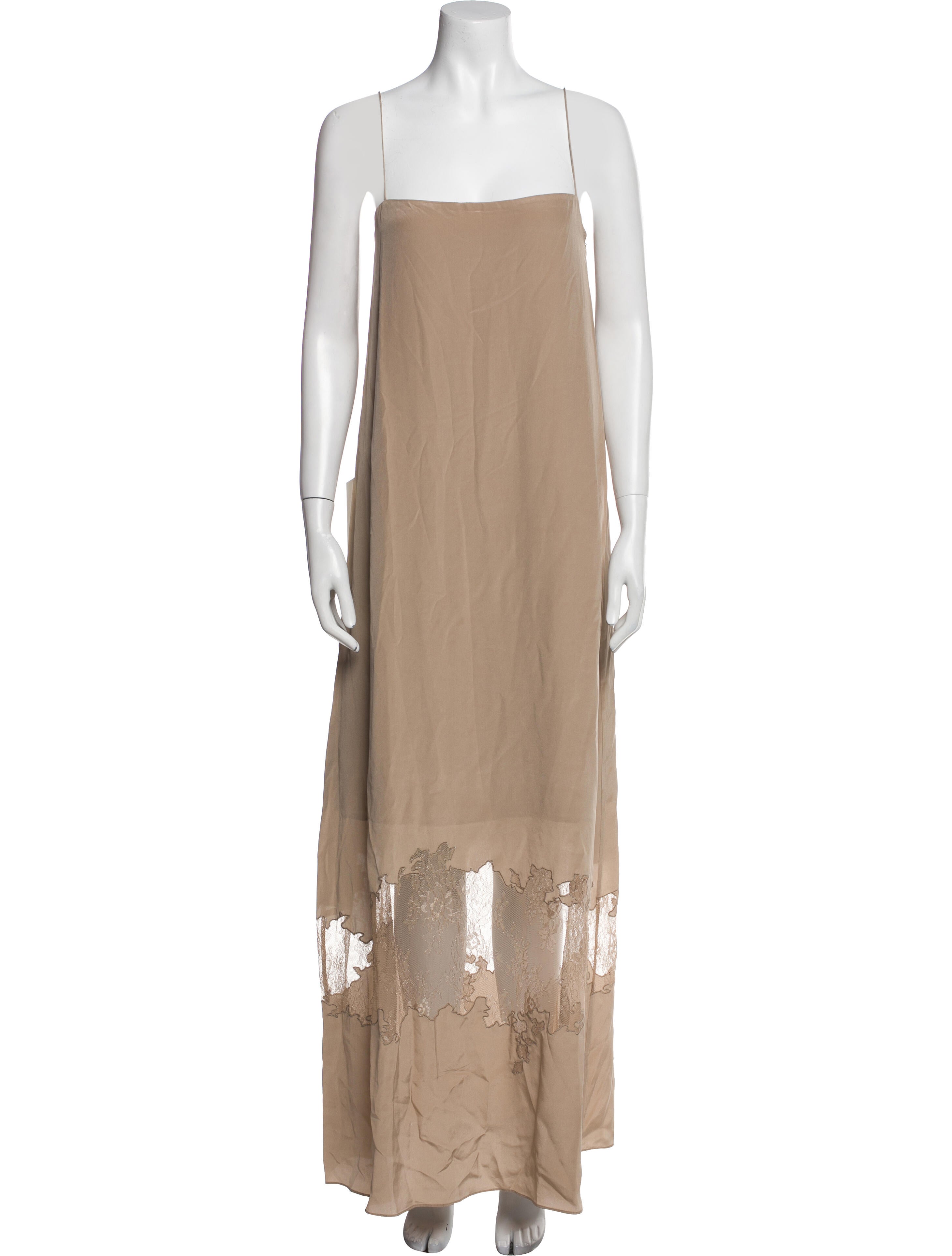 Staud Silk Long Dress