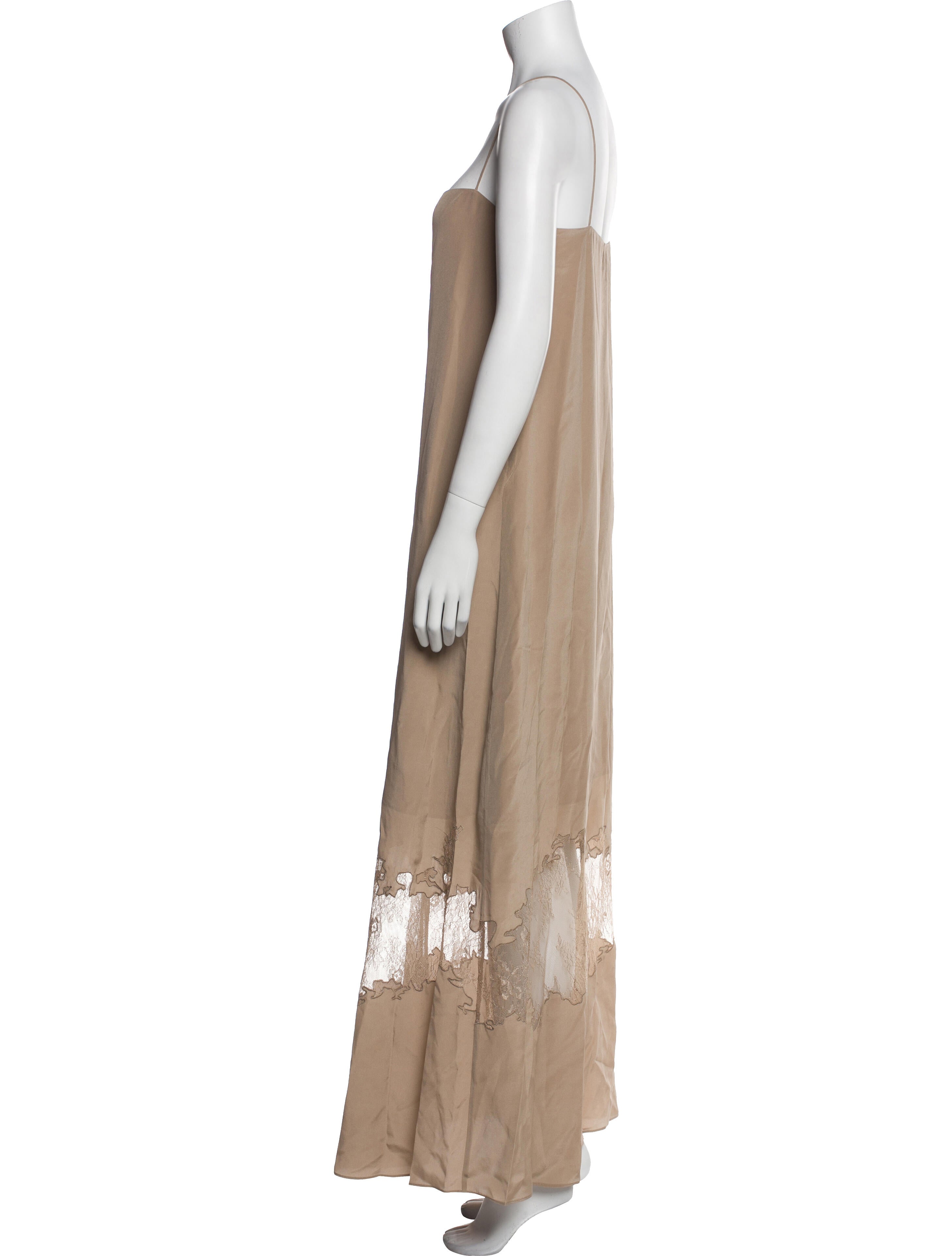 Staud Silk Long Dress