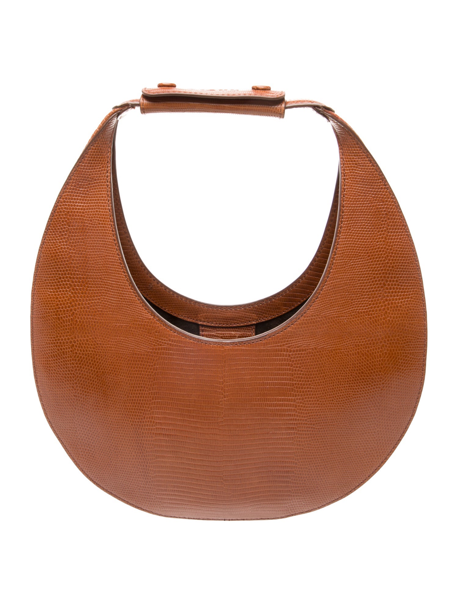 Staud Embossed Leather Shoulder Bag