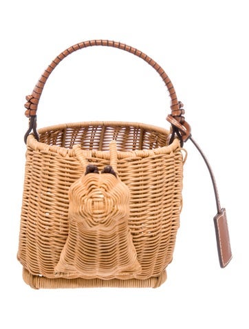 Staud Handle Bags Wicker Top Bag