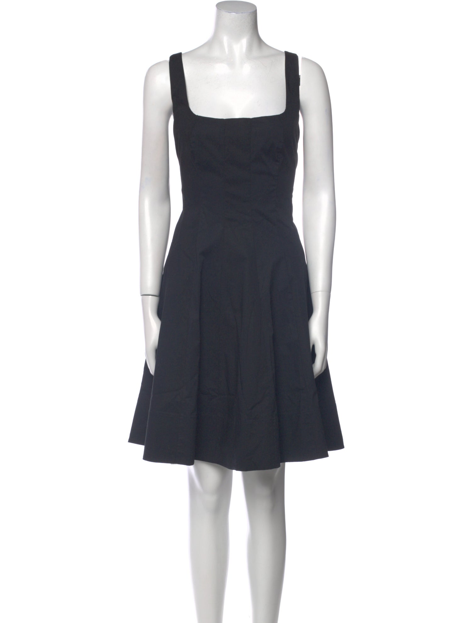 Staud Square Neckline Mini Dress