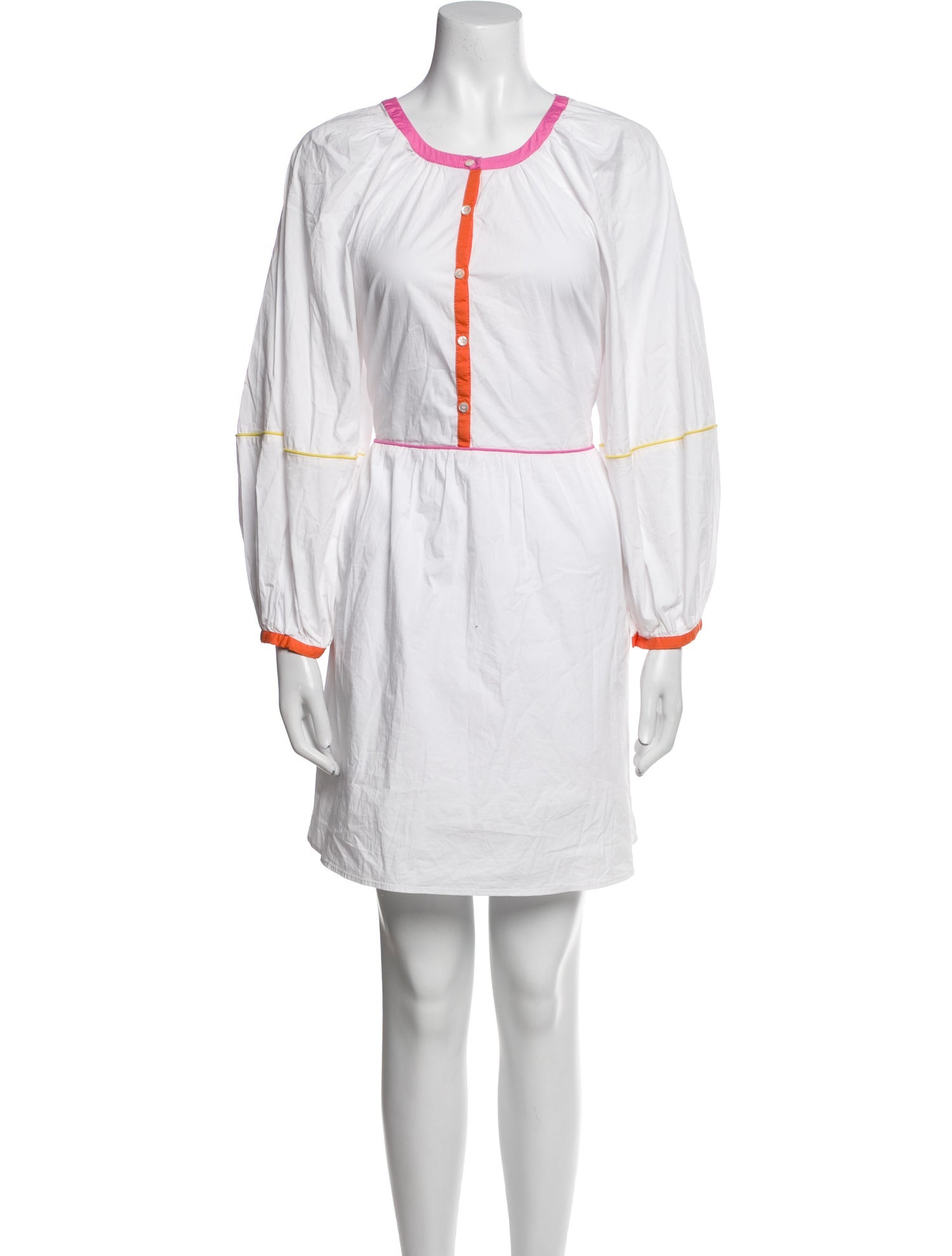 Staud Scoop Neck Mini Dress