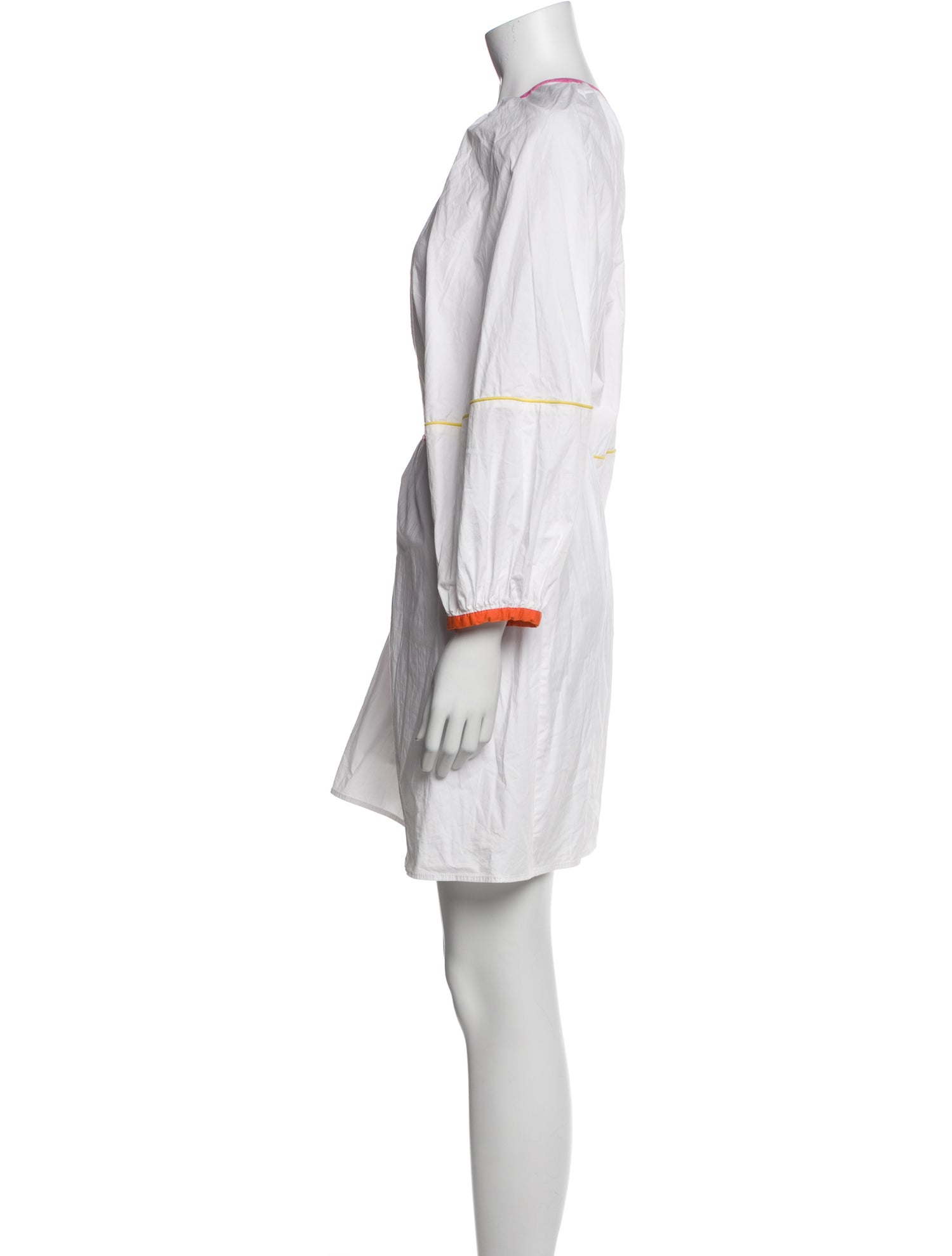 Staud Scoop Neck Mini Dress