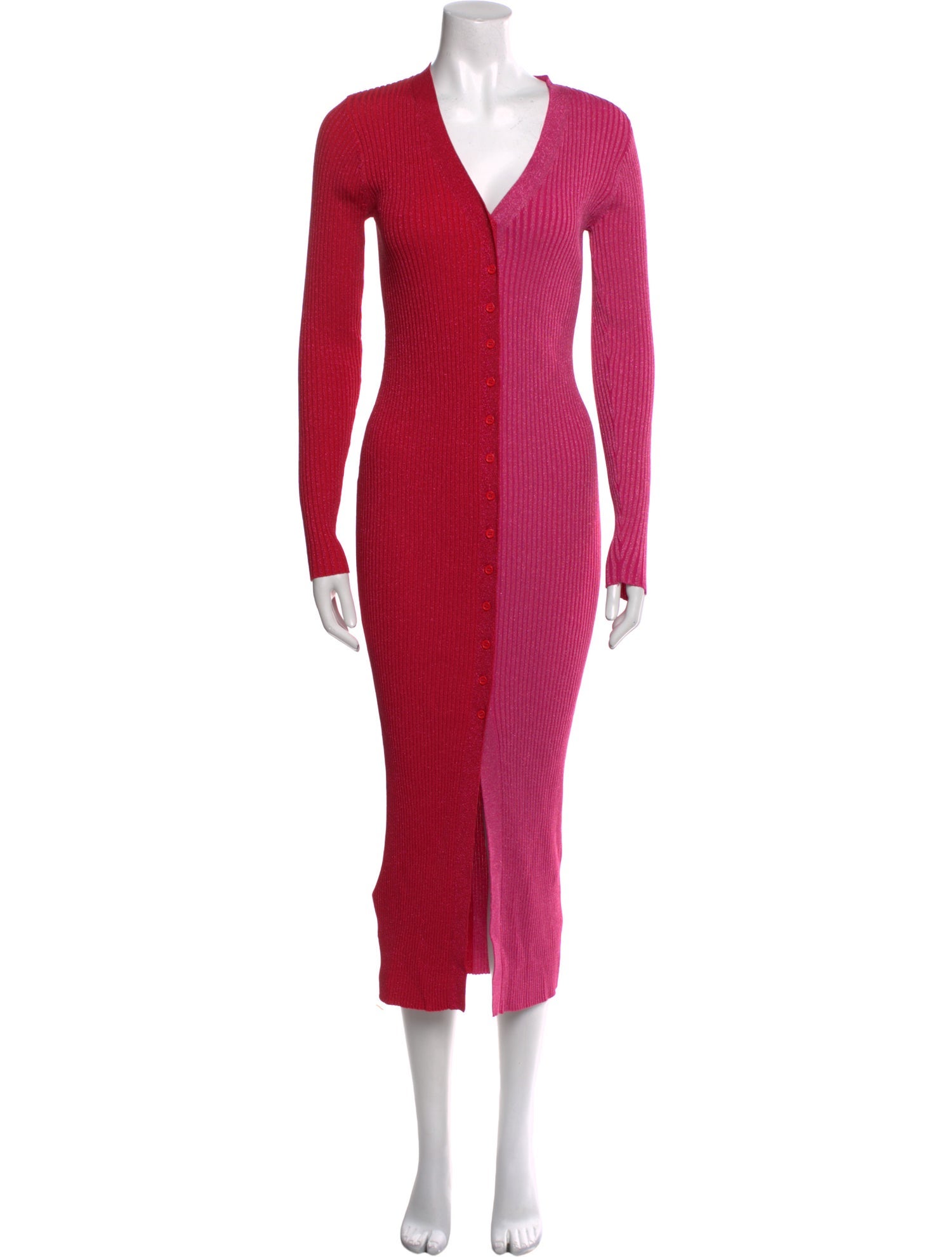 Staud V-Neck Long Dress w/ Tags