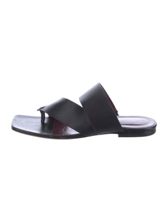 Staud Leather Slides