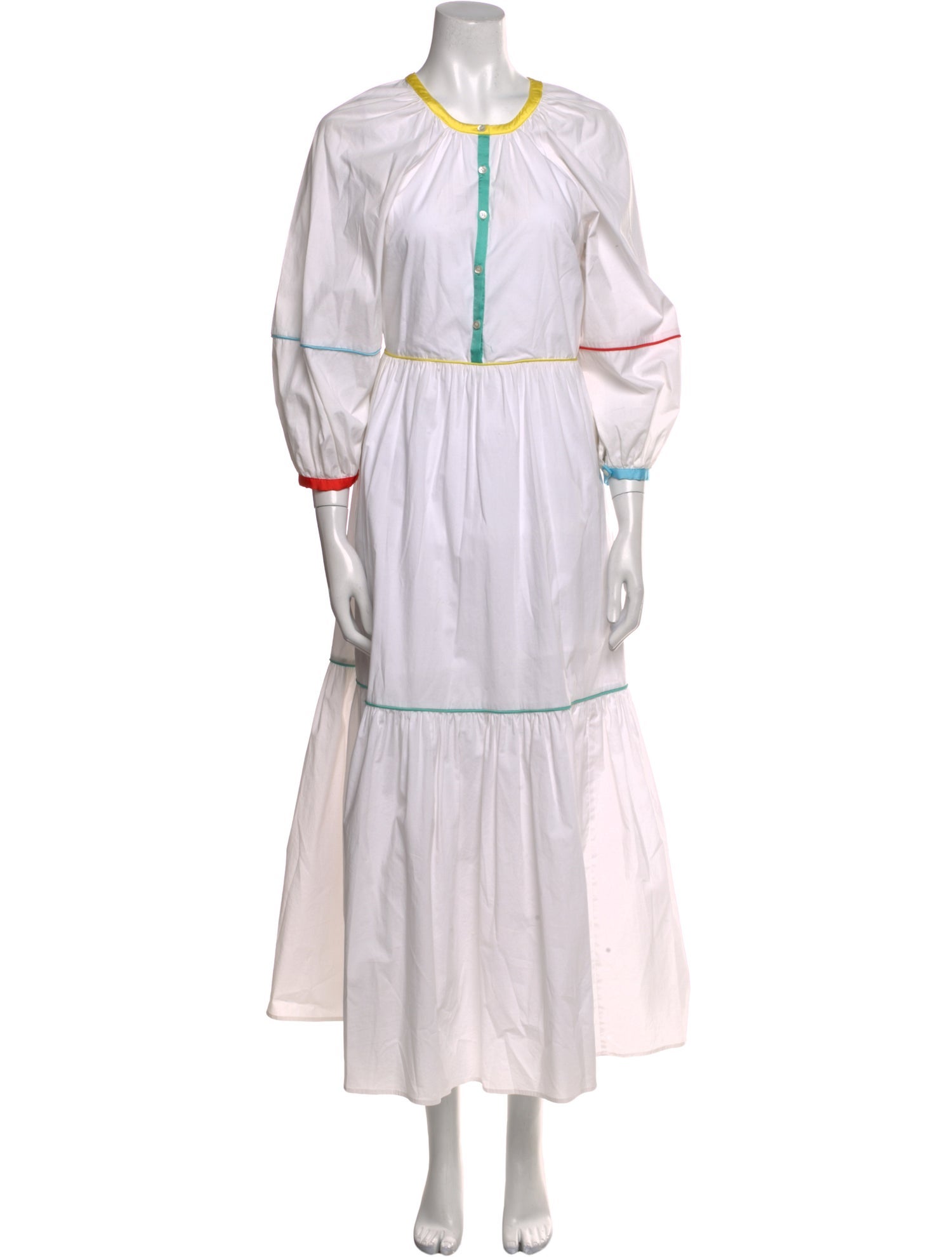 Staud Crew Neck Long Dress