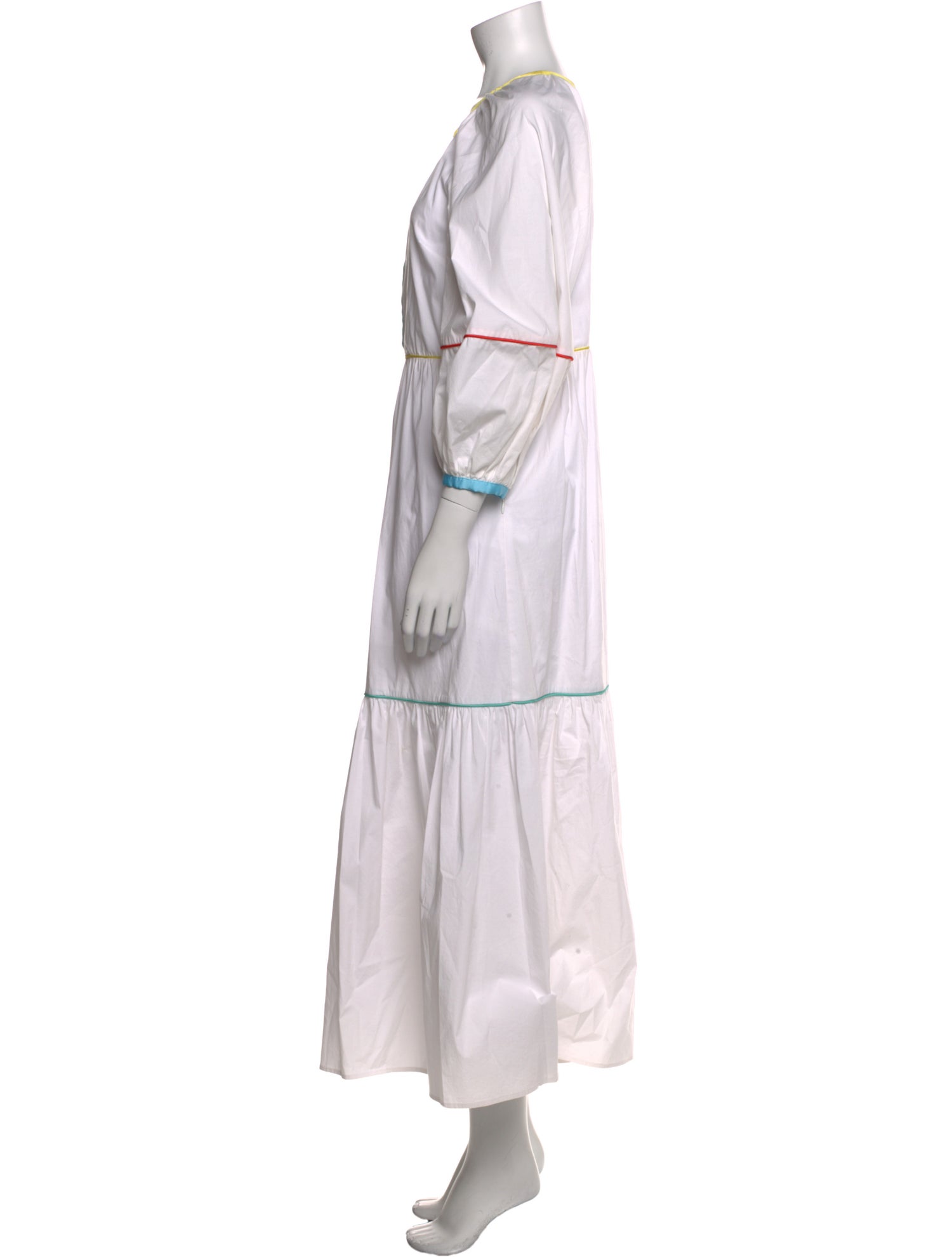 Staud Crew Neck Long Dress