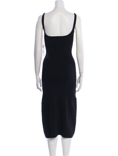 Staud Square Neckline Midi Length Dress