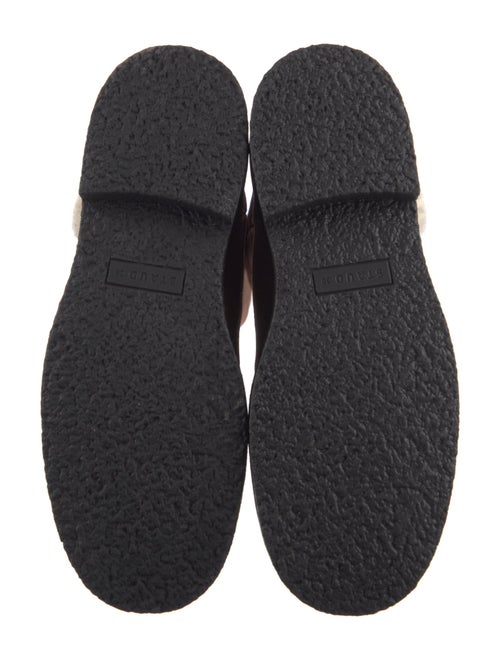 Staud Suede Colorblock Pattern Boots