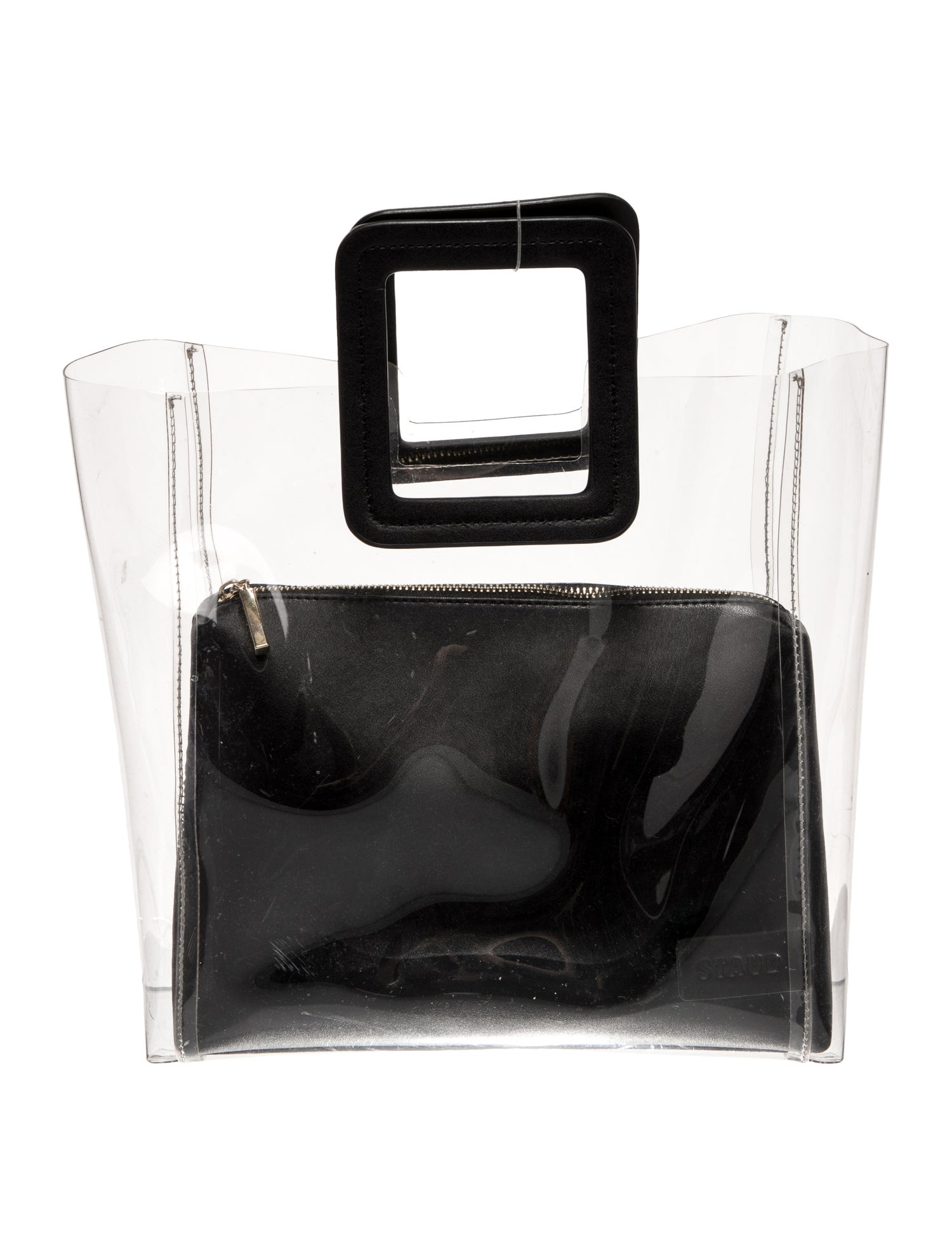 Staud PVC Top Handle Bag