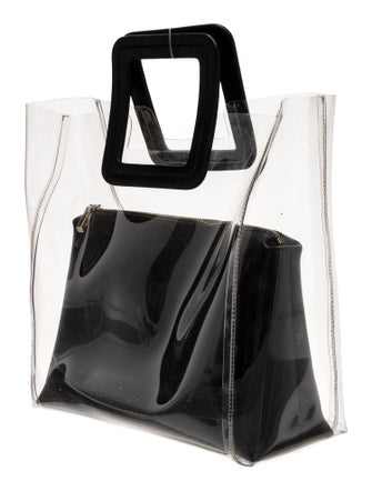 Staud PVC Top Handle Bag
