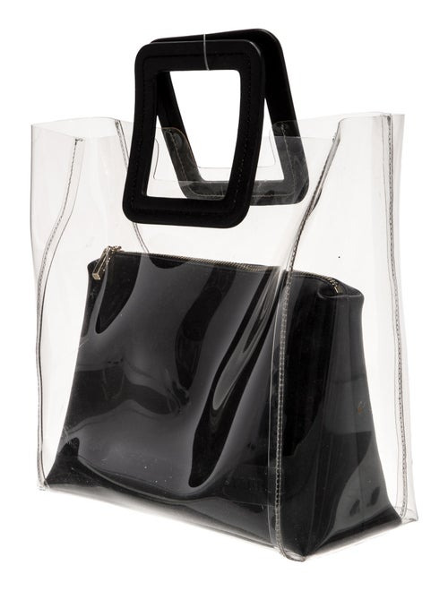 Staud PVC Top Handle Bag