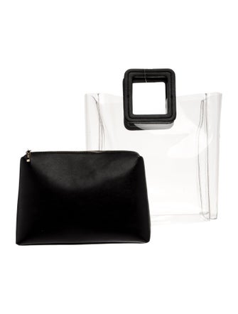 Staud PVC Top Handle Bag