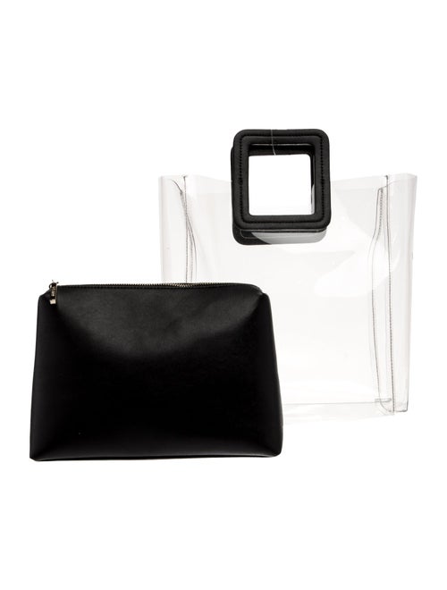 Staud PVC Top Handle Bag