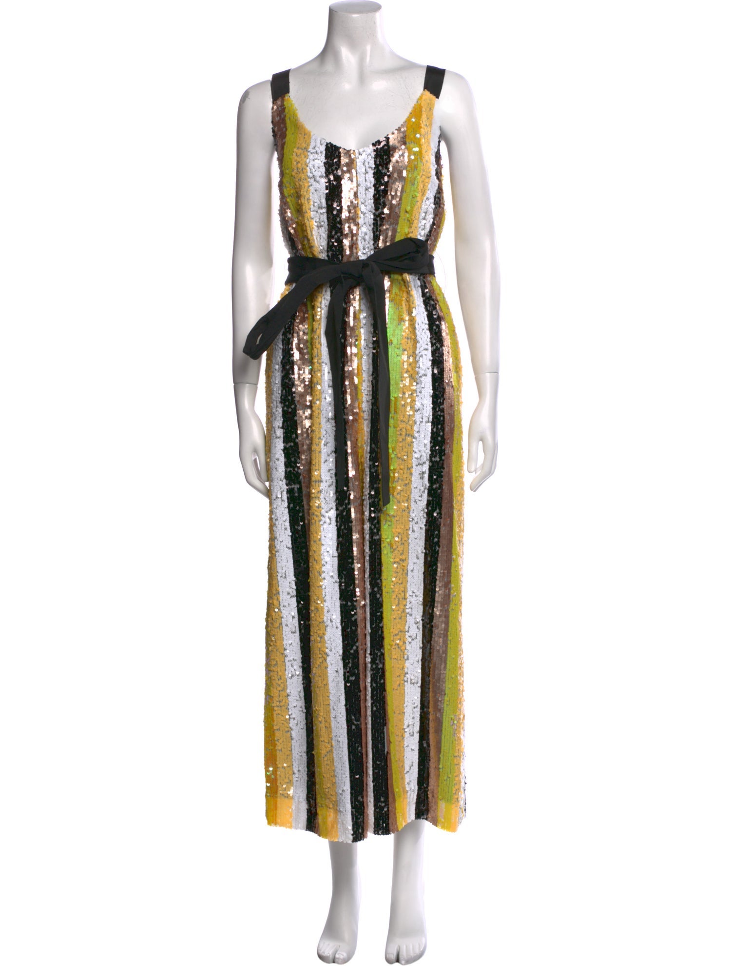 Staud Sequin Scoop Neck Jumpsuit