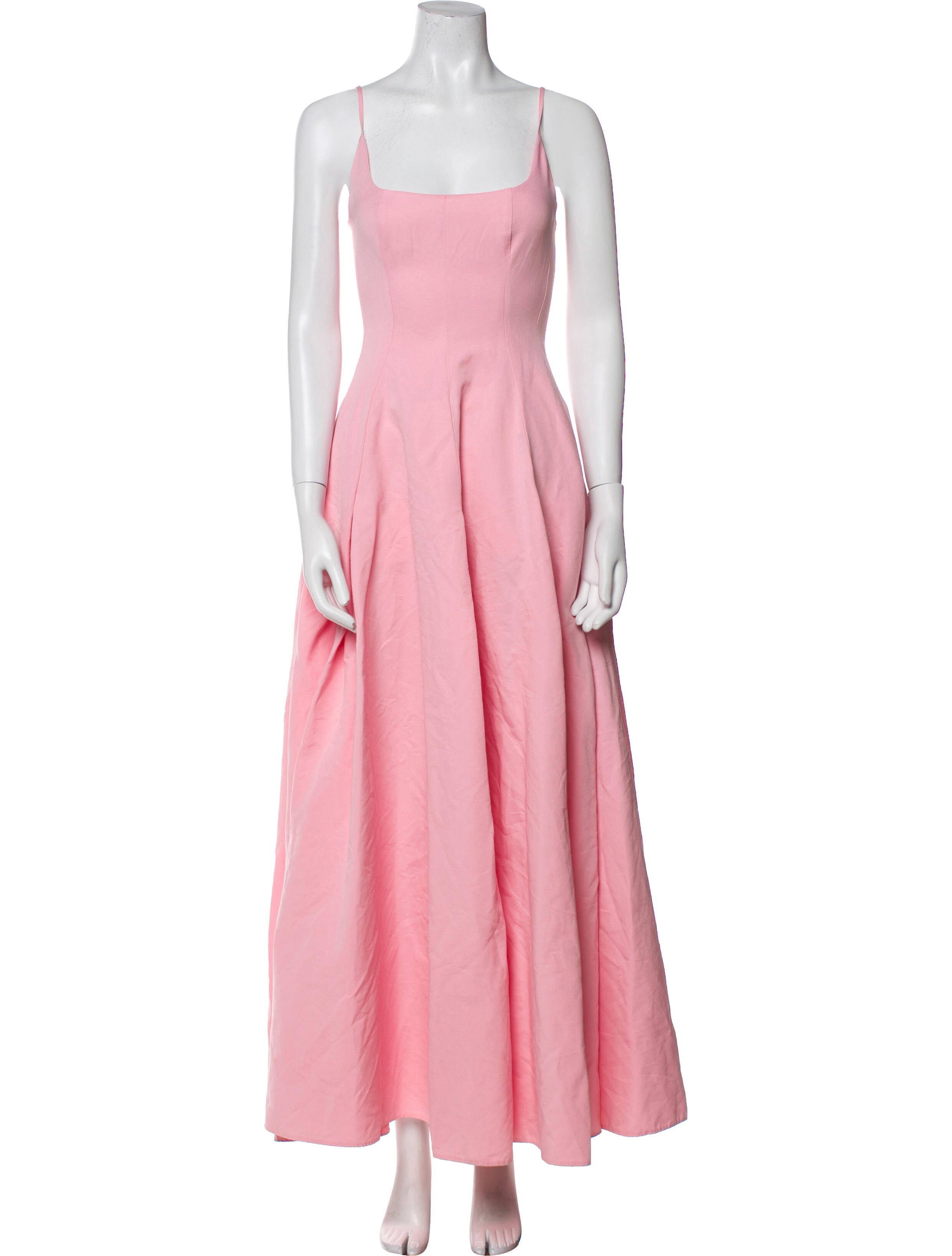 Staud Square Neckline Long Dress