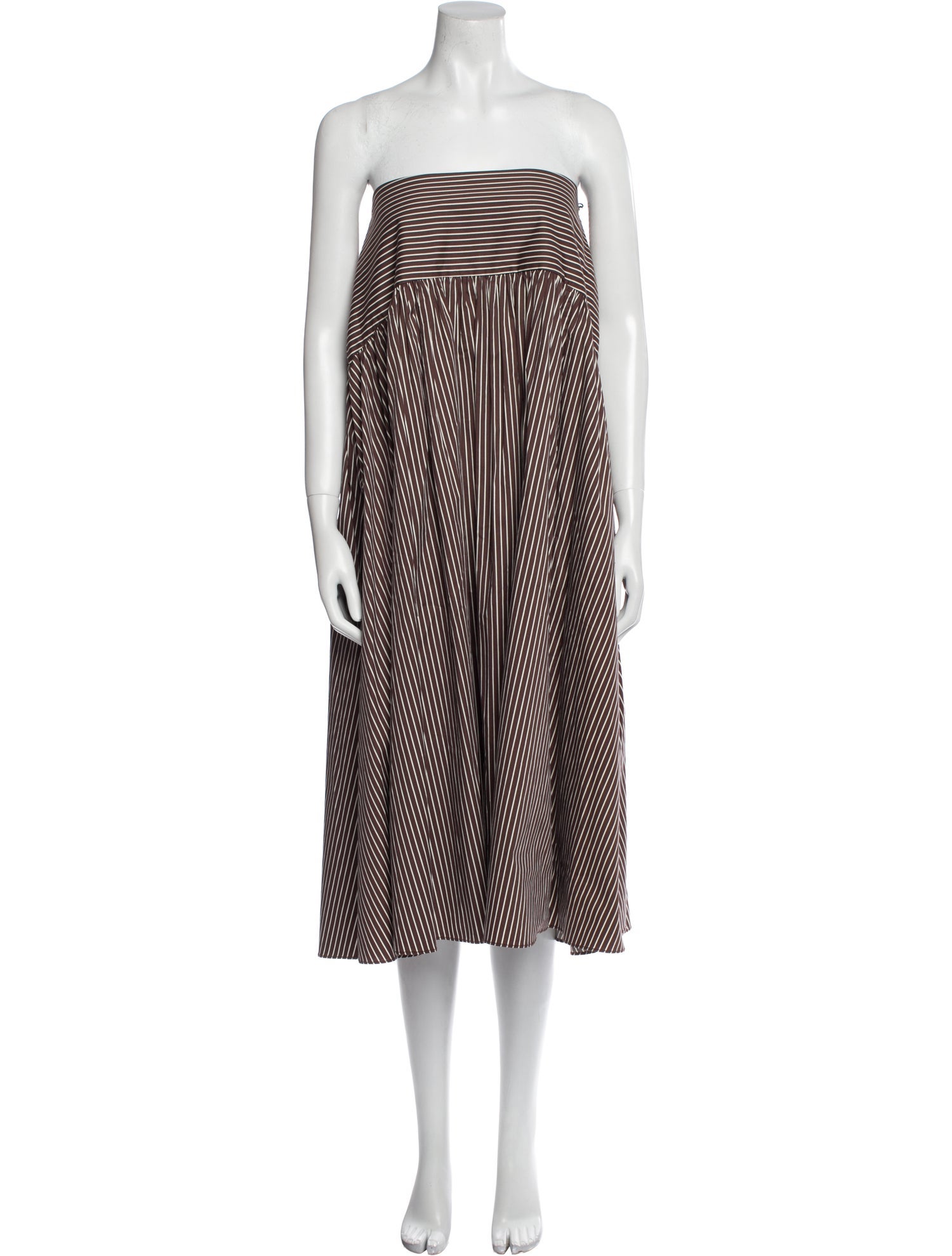 Staud Striped Midi Length Skirt w/ Tags