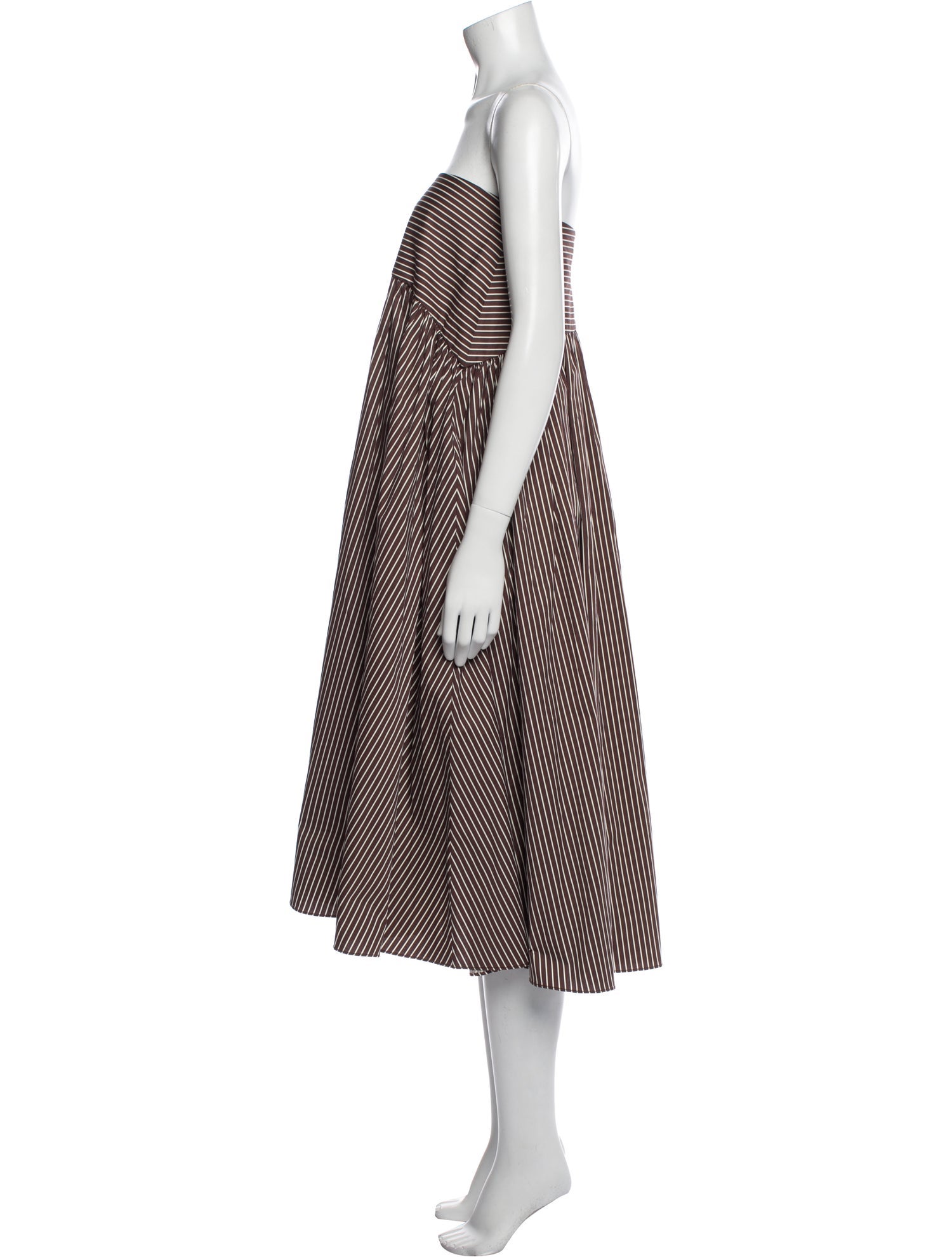 Staud Striped Midi Length Skirt w/ Tags