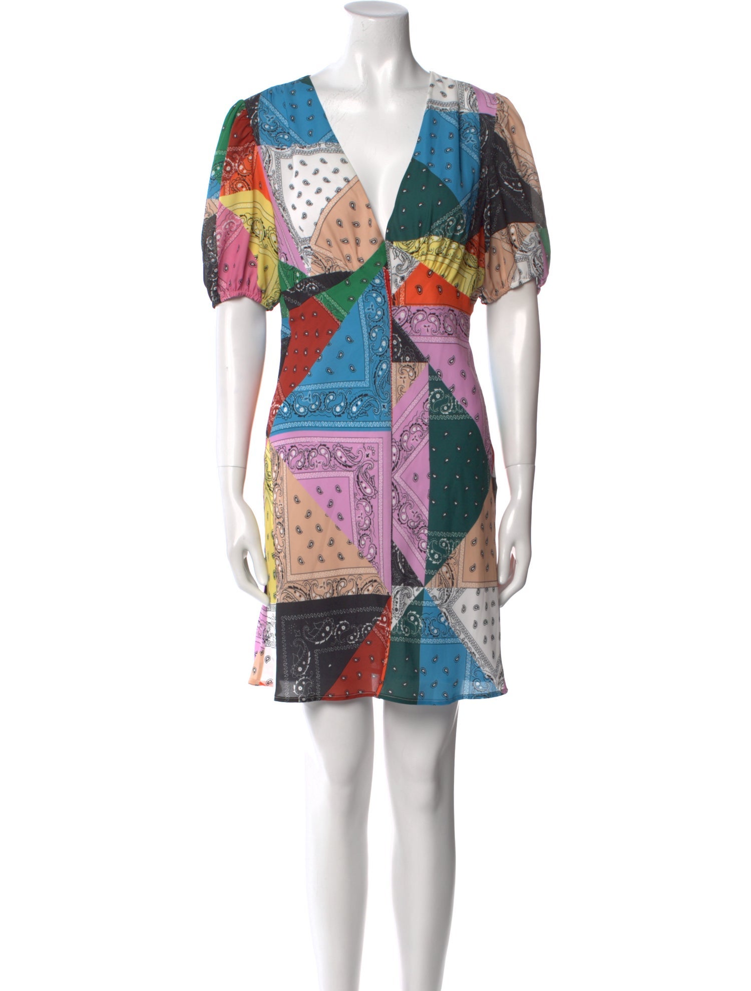 Staud Printed Mini Dress