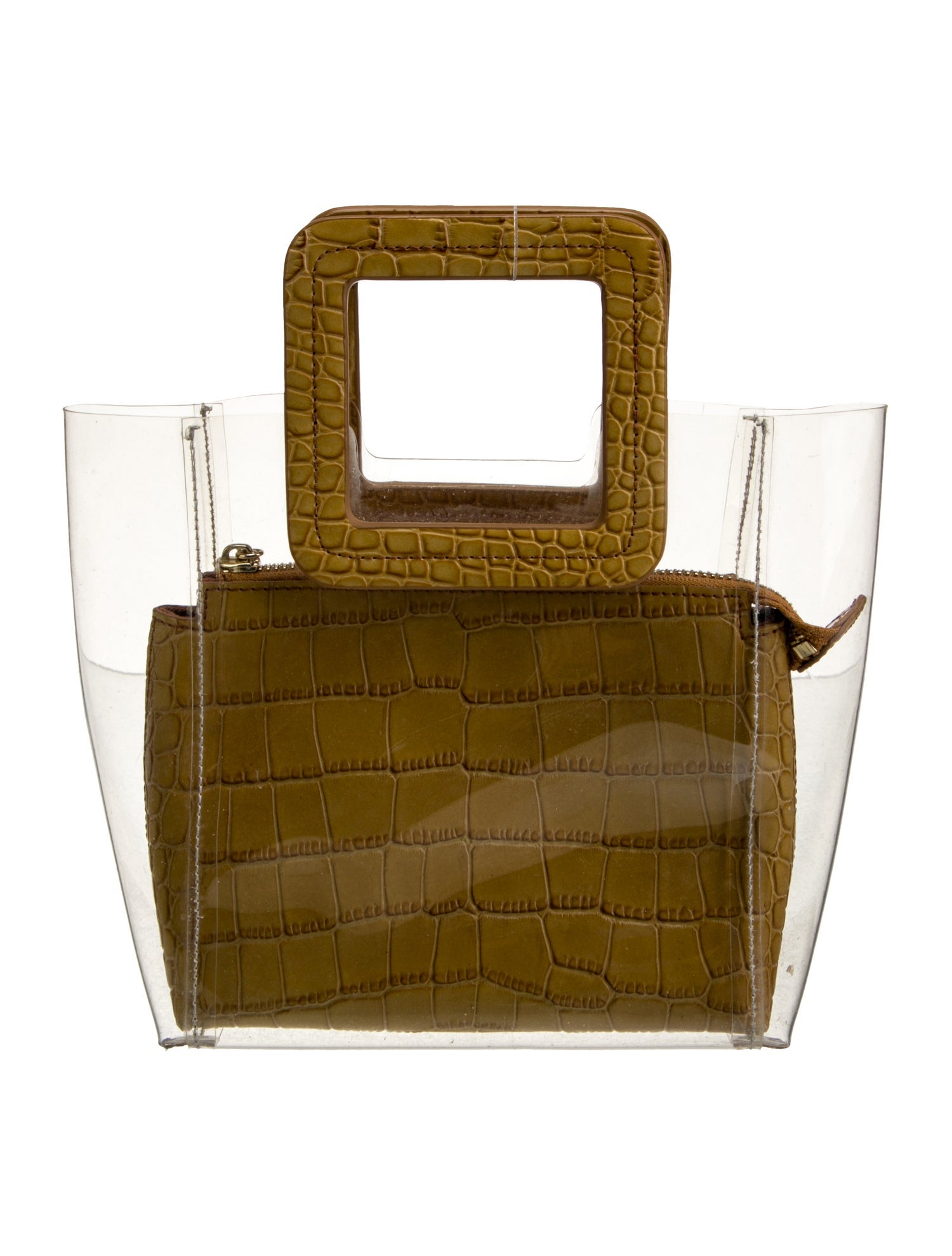 Staud PVC Top Handle Bag