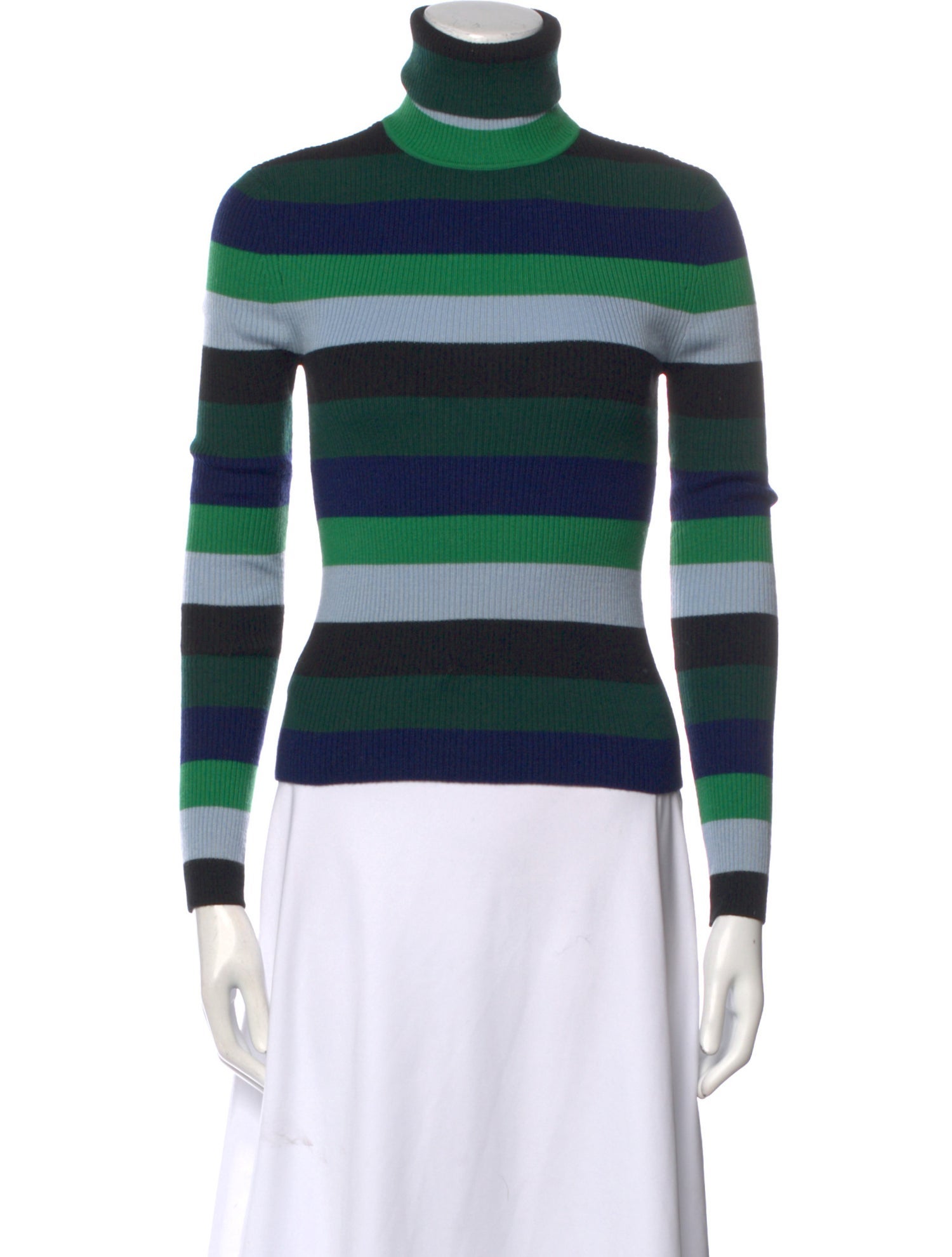 Staud Merino Wool Striped Top