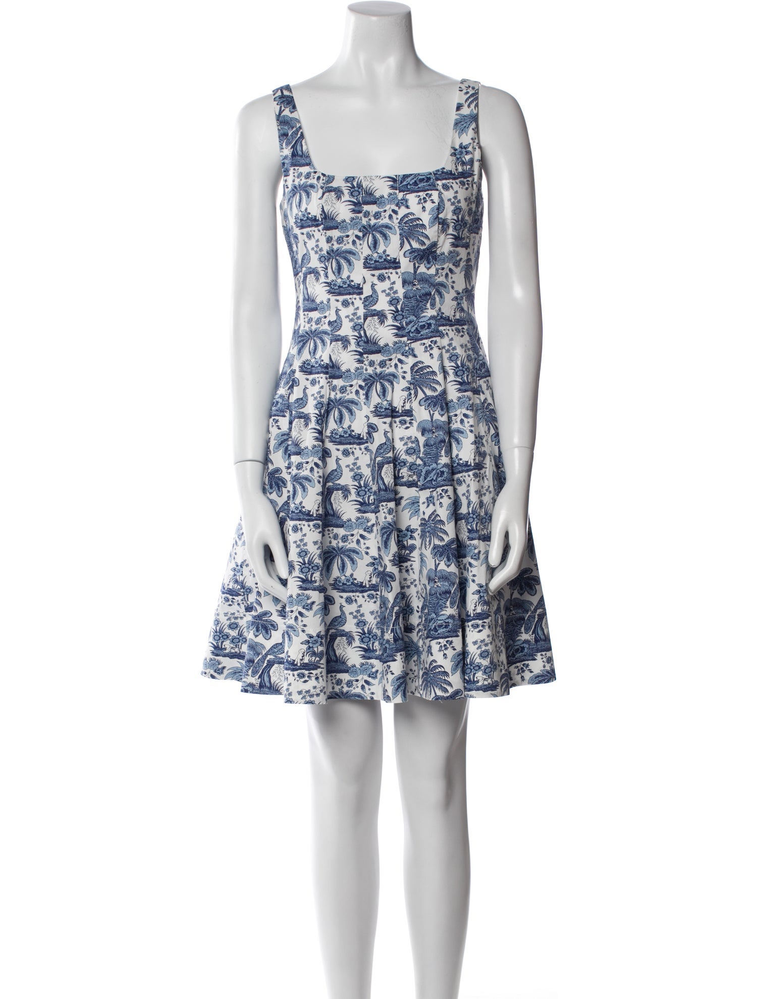 Staud Floral Print Mini Dress