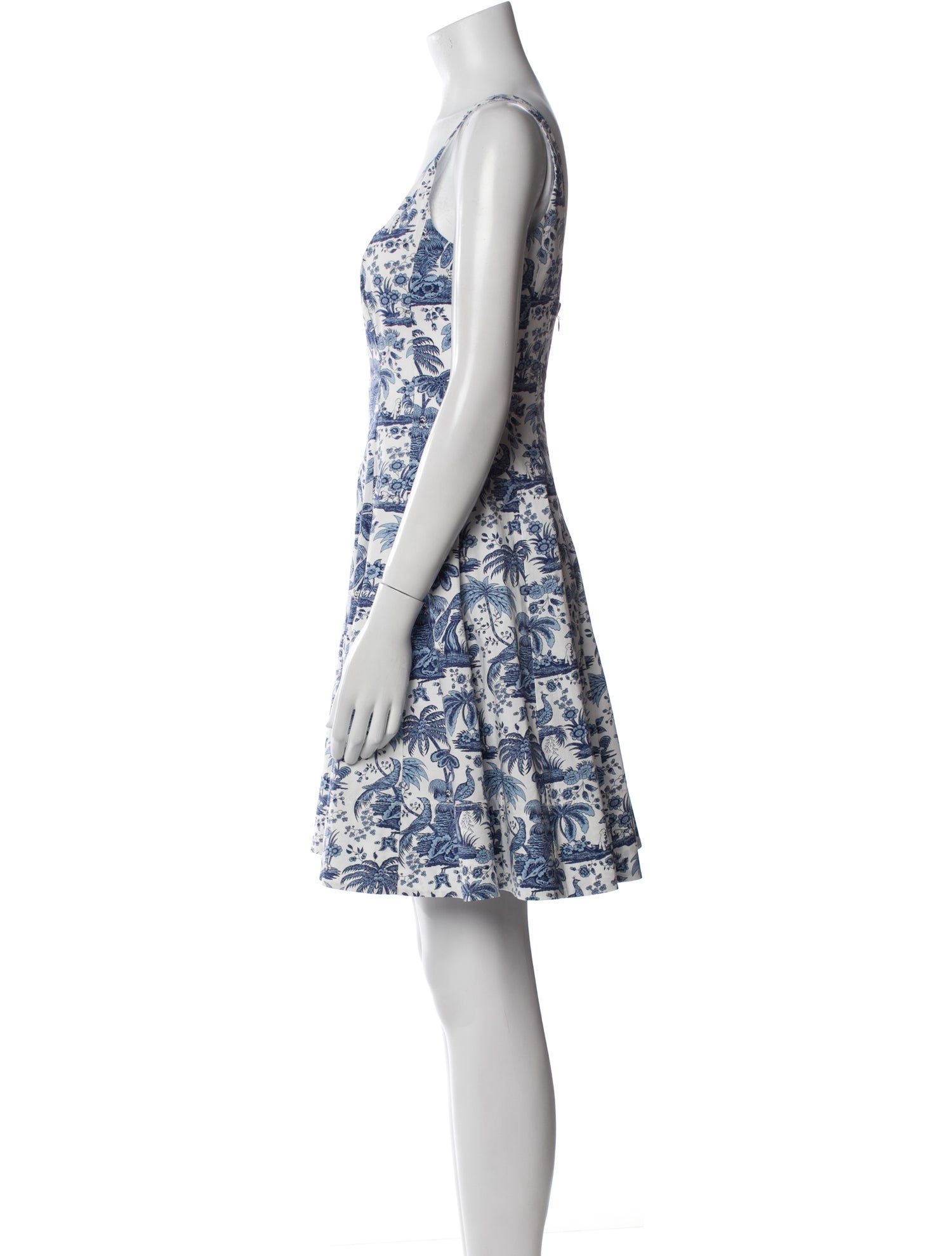 Staud Floral Print Mini Dress