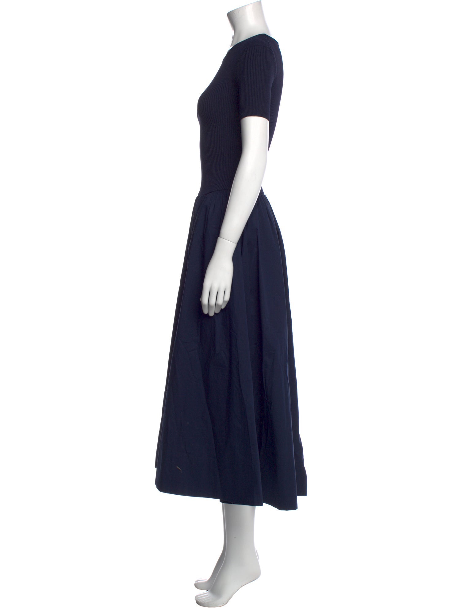 Staud Crew Neck Long Dress
