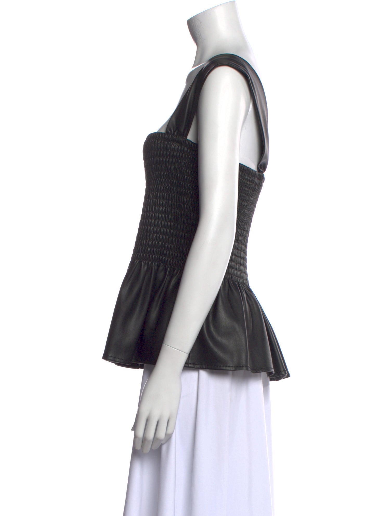 Staud Square Neckline Sleeveless Top