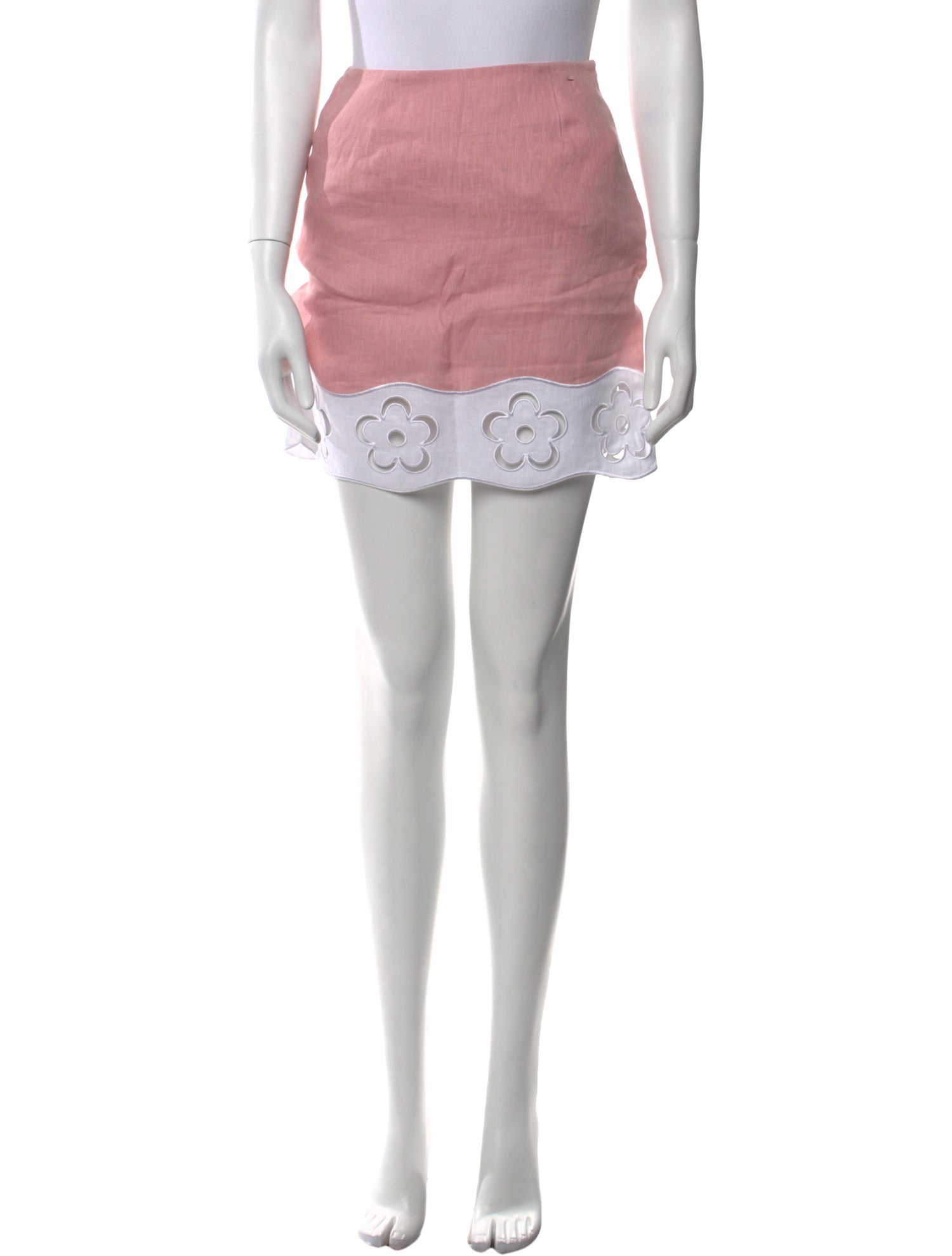 Staud Linen Mini Skirt w/ Tags