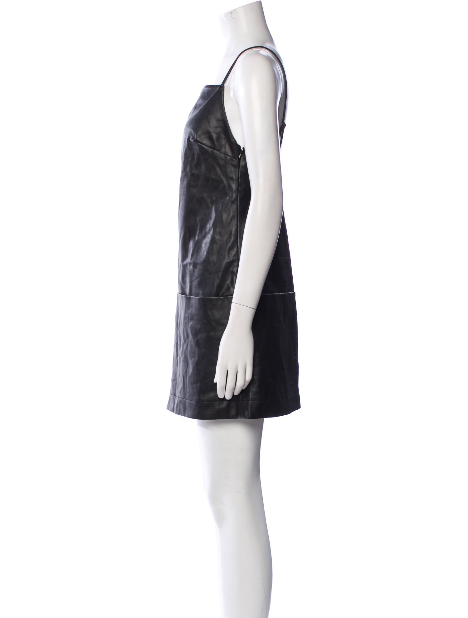 Staud Square Neckline Mini Dress