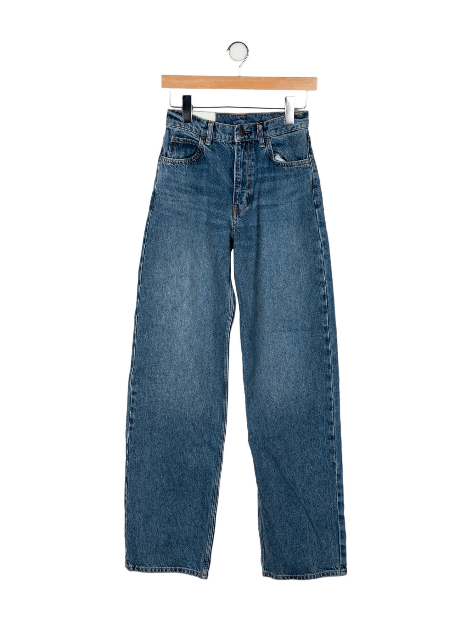 Staud High-Rise Straight Leg Jeans w/ Tags
