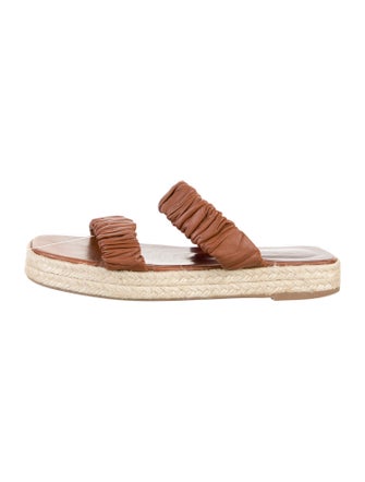 Staud Leather Espadrilles