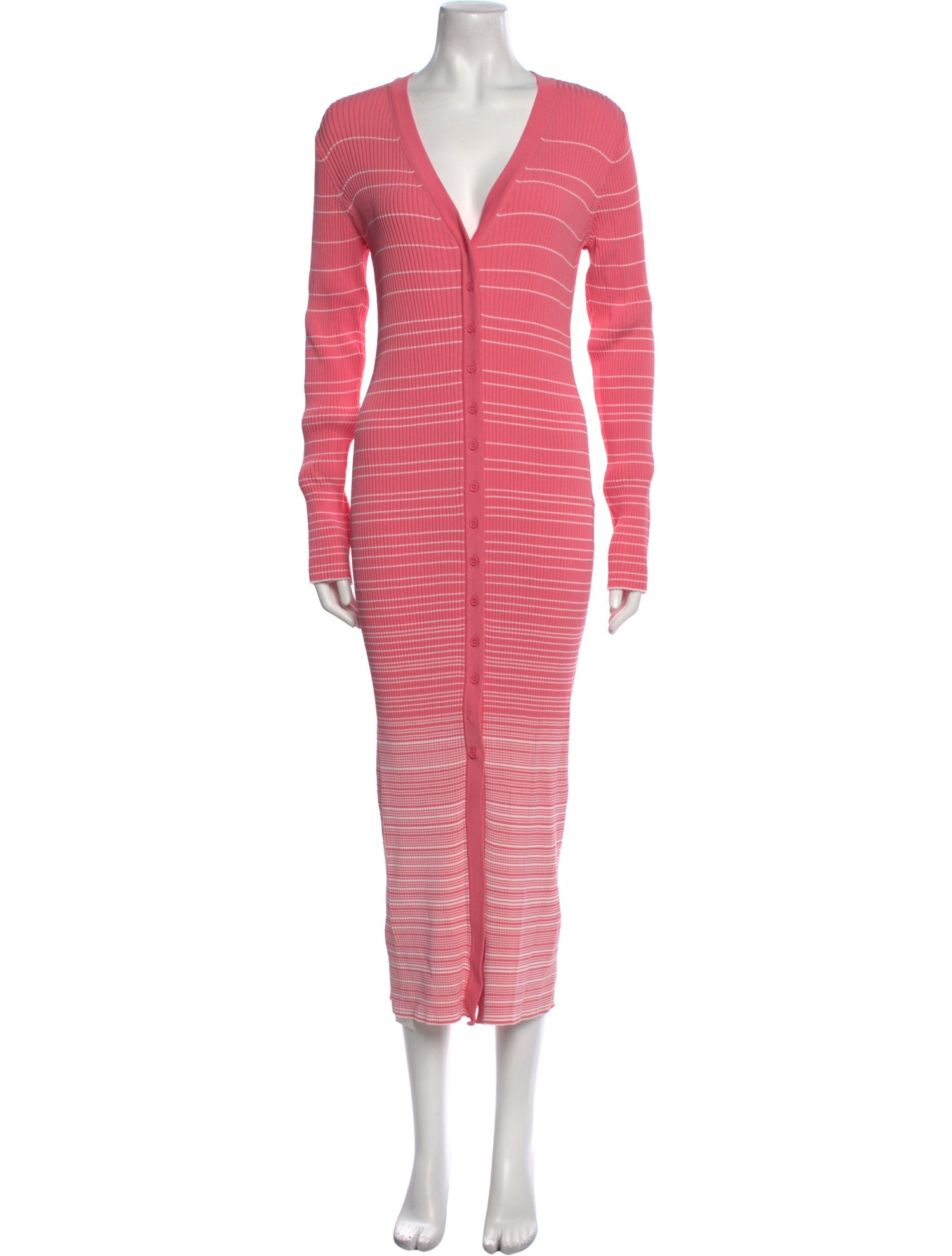 Staud V-Neck Long Dress w/ Tags