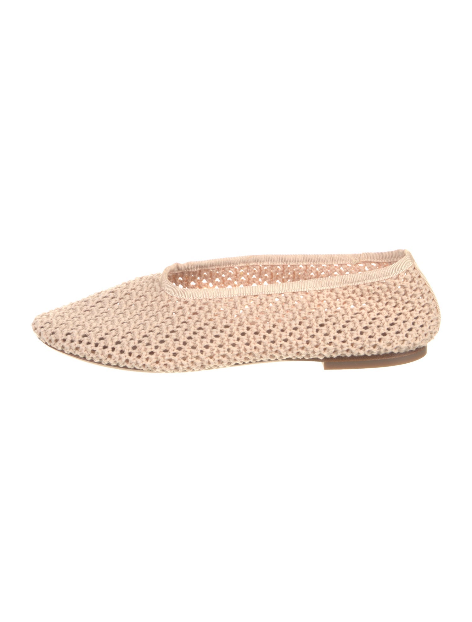 Staud Leather Trim Embellishment Flats