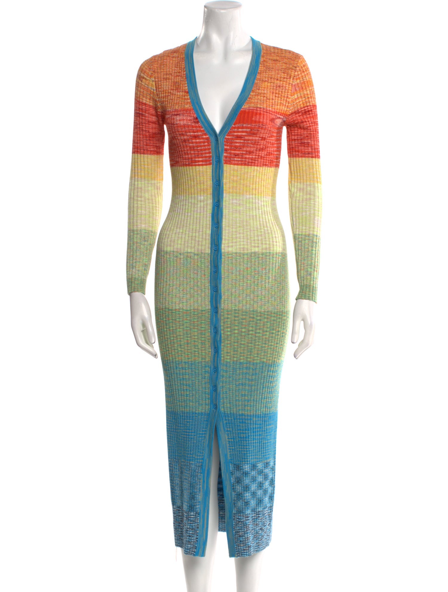 Staud Striped Knee-Length Dress