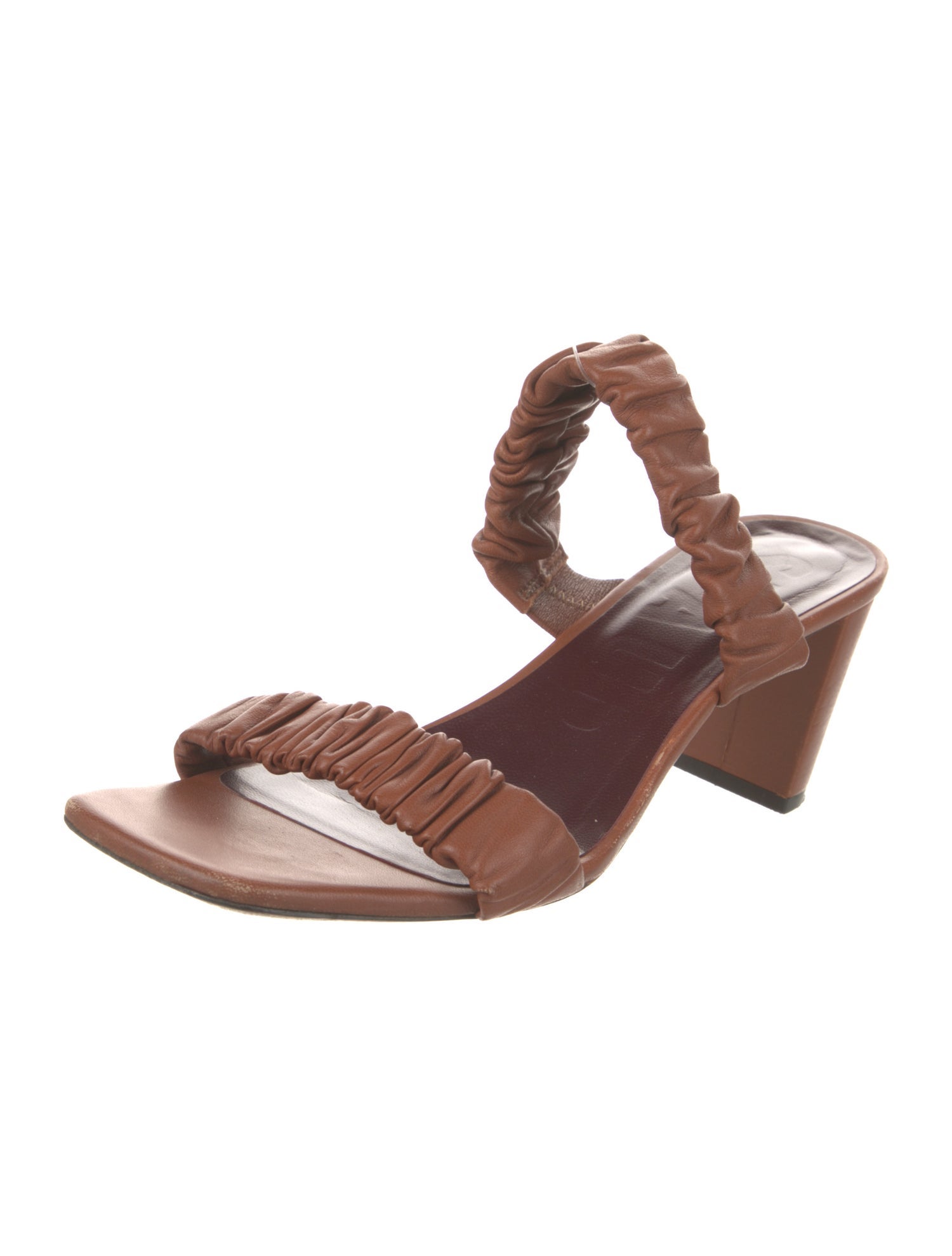 Staud Leather Slingback Sandals
