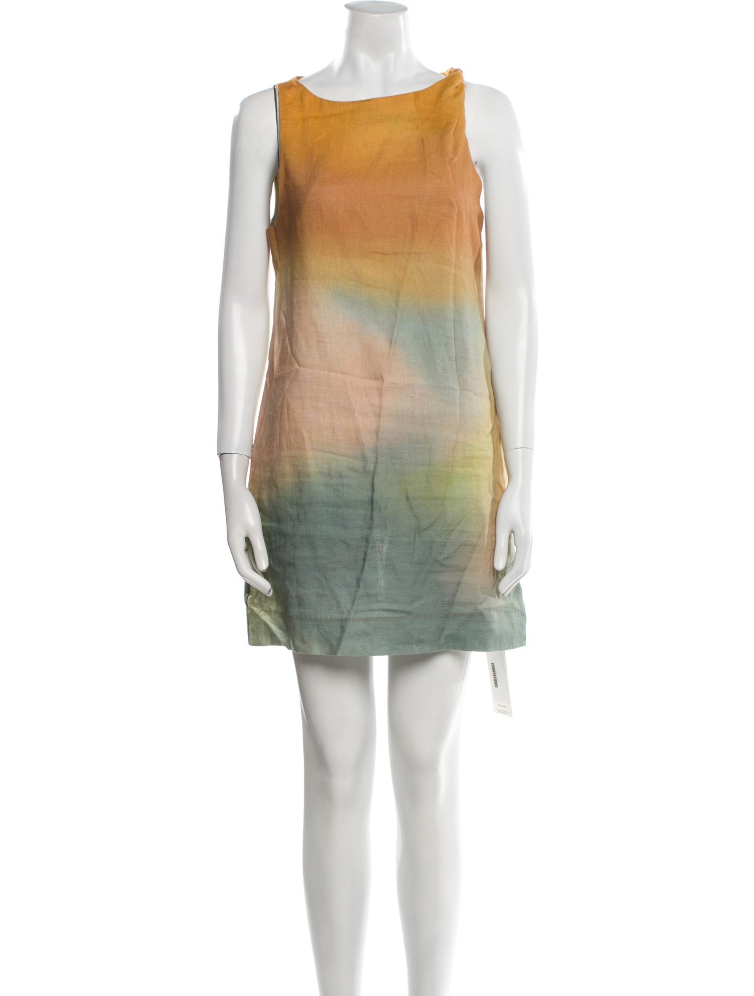 Staud Linen Mini Dress