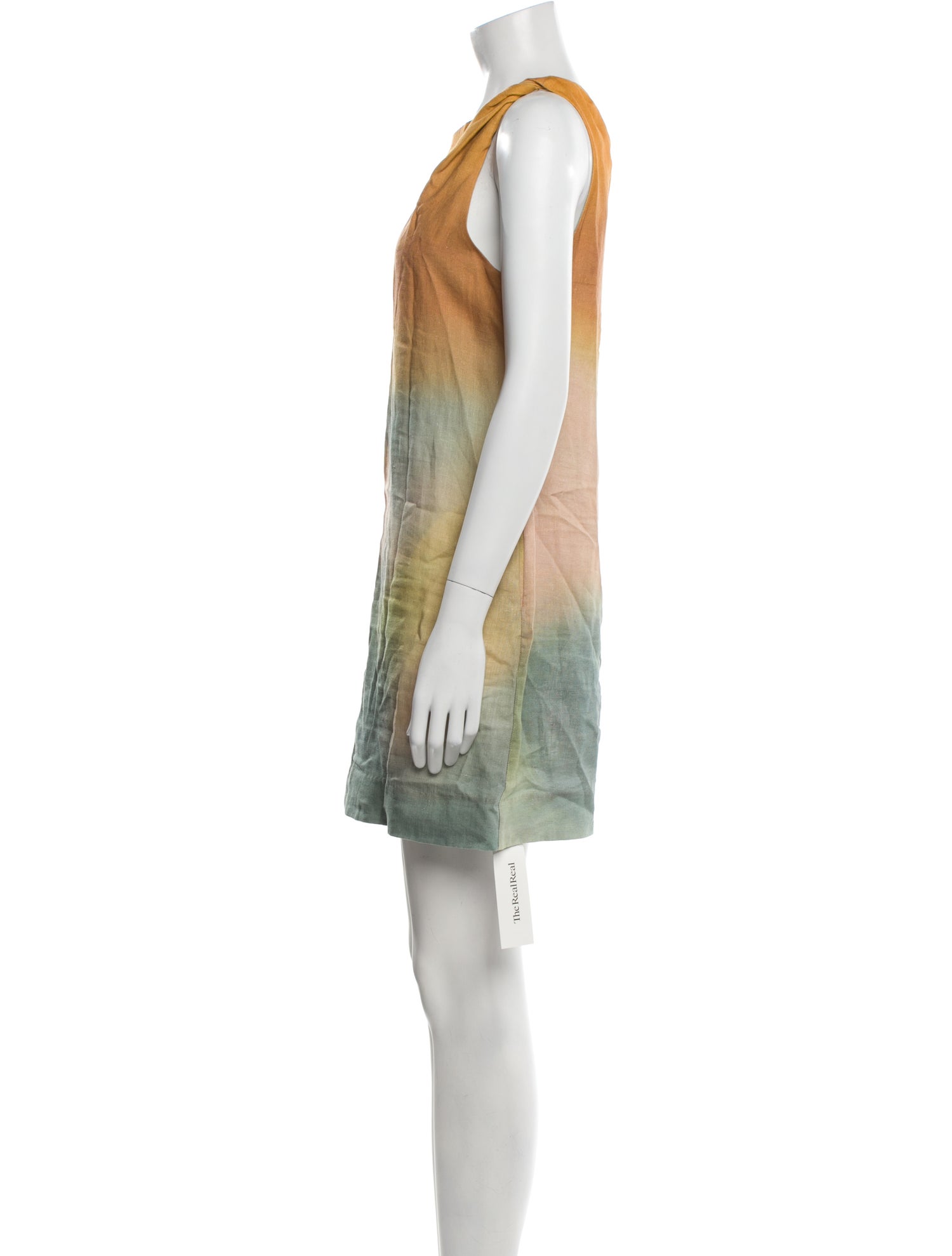 Staud Linen Mini Dress