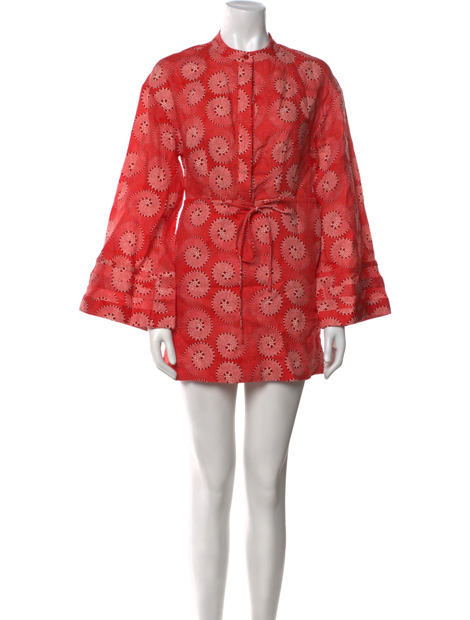 Staud Linen Mini Dress