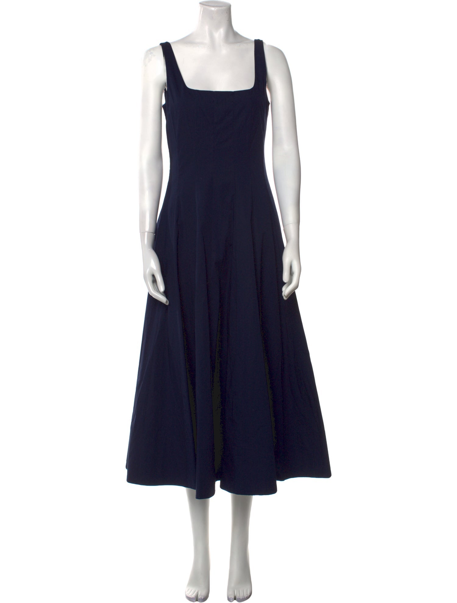 Staud Square Neckline Long Dress