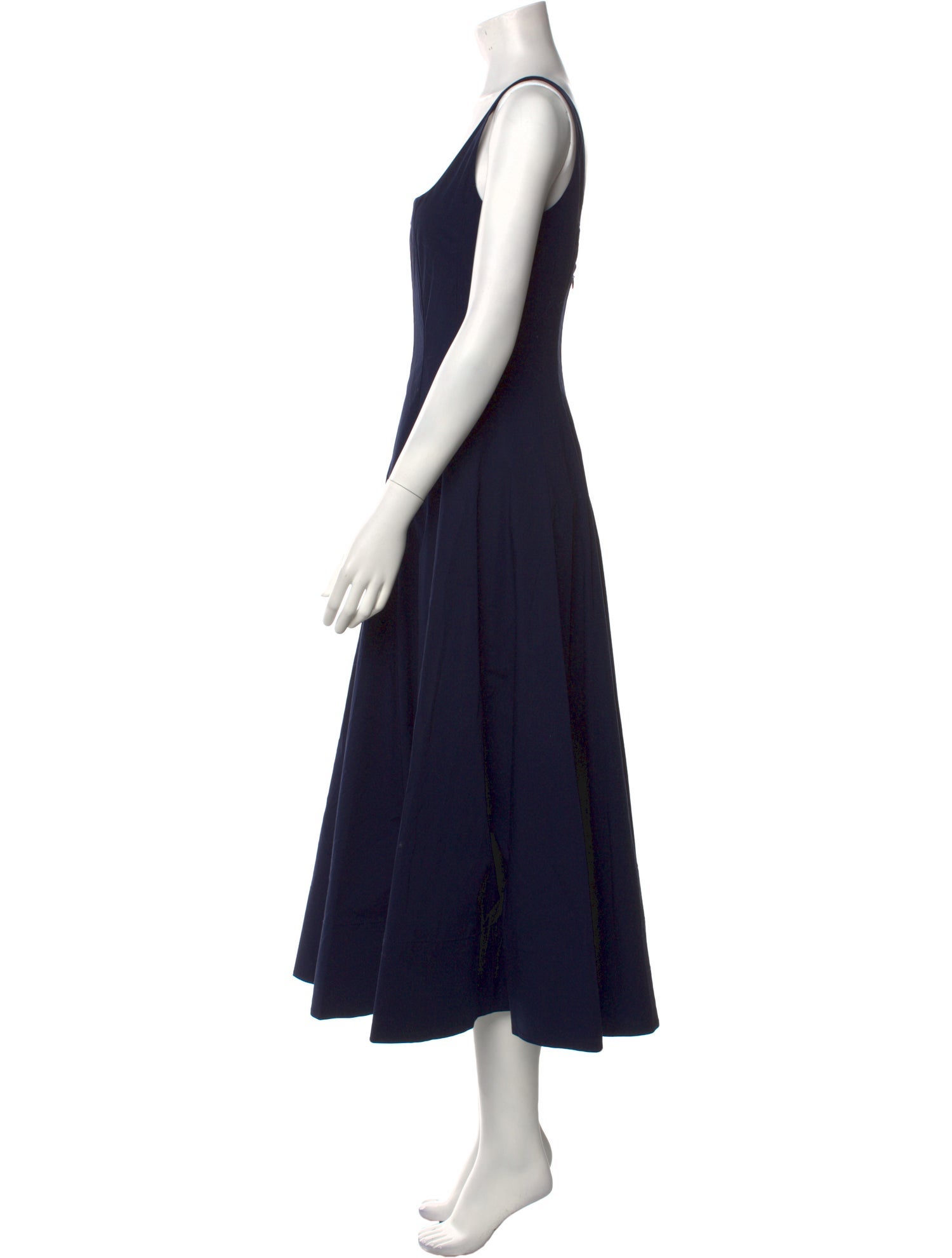 Staud Square Neckline Long Dress