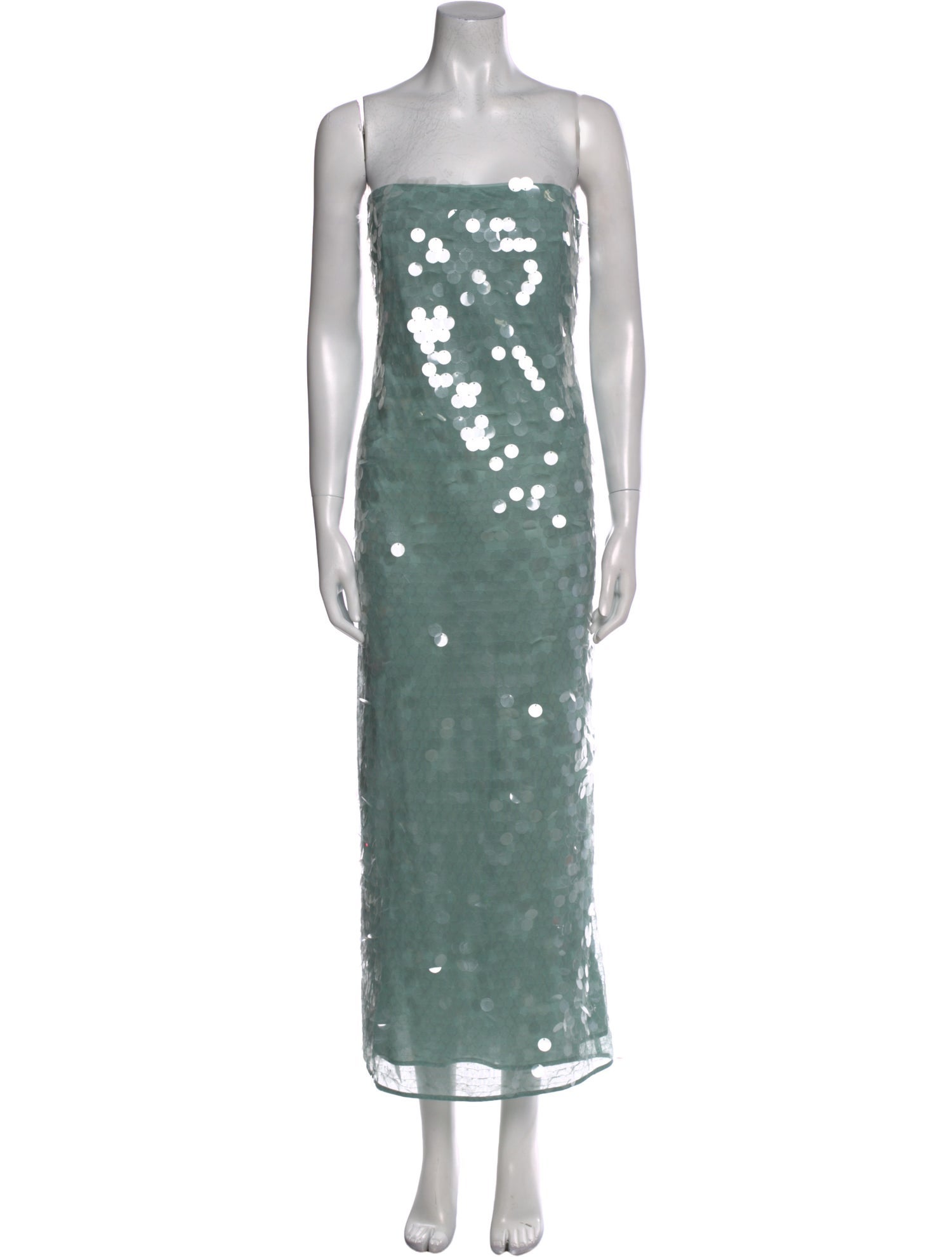 Staud Sequin Midi Length Dress